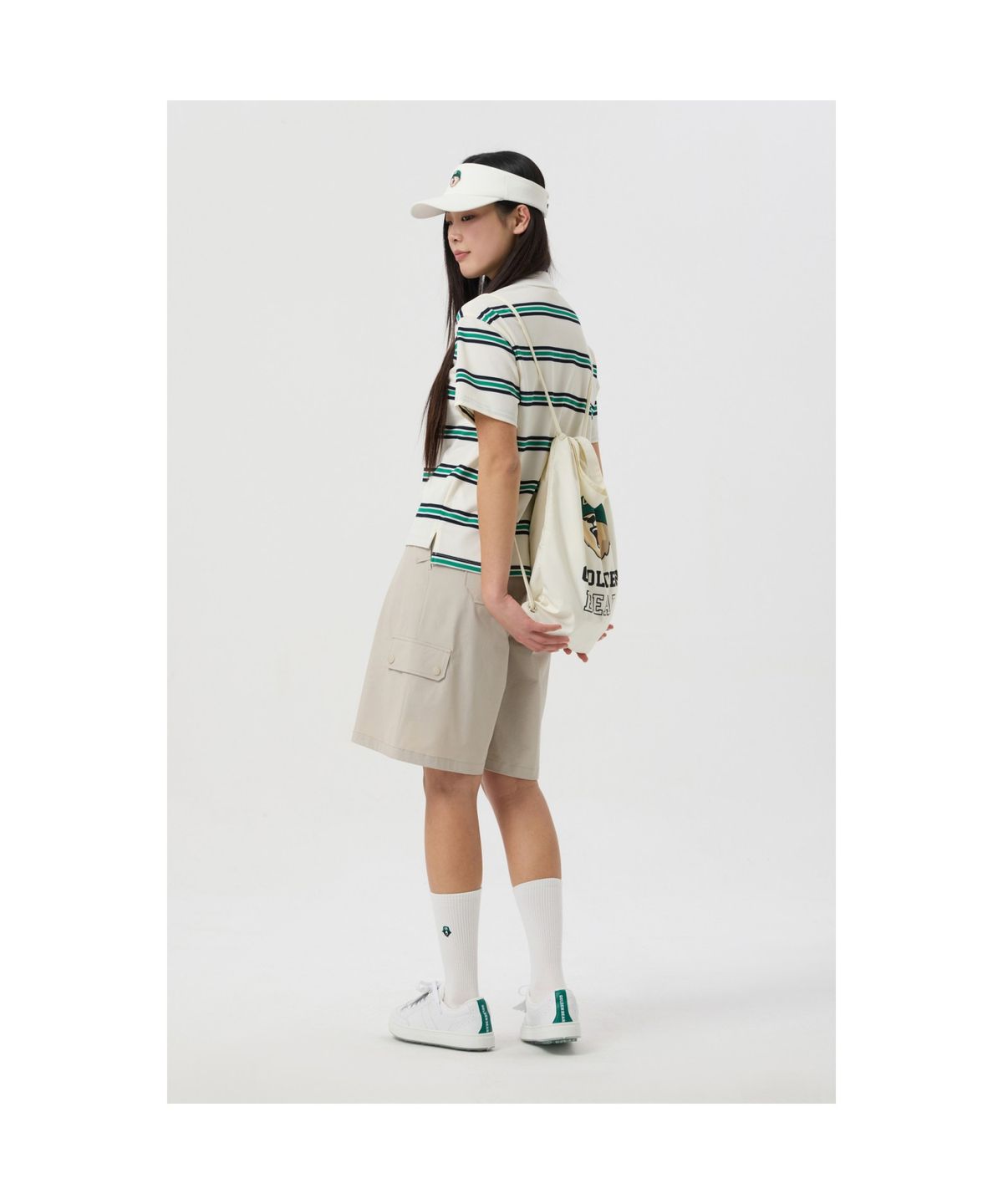골든베어(GOLDEN BEAR) (WOMEN) Bermuda Cargo Shorts_G5PAM25325BEX