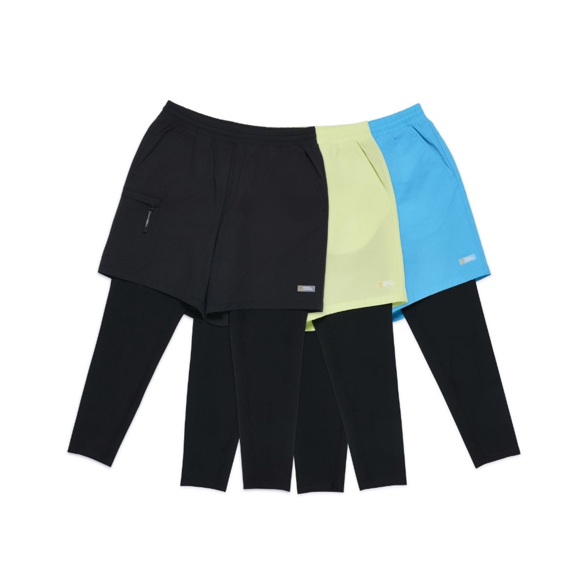 내셔널지오그래픽 키즈(NATIONAL GEOGRAPHIC KIDS) K252UWL610 5부 레이어드 워터레깅스 LIME