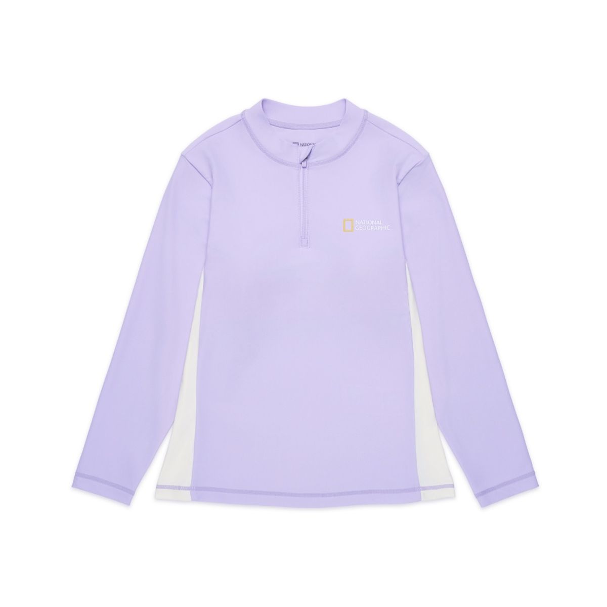 내셔널지오그래픽 키즈(NATIONAL GEOGRAPHIC KIDS) K252URG650 반집업 그래픽 래쉬가드 L/TEE LAVENDER