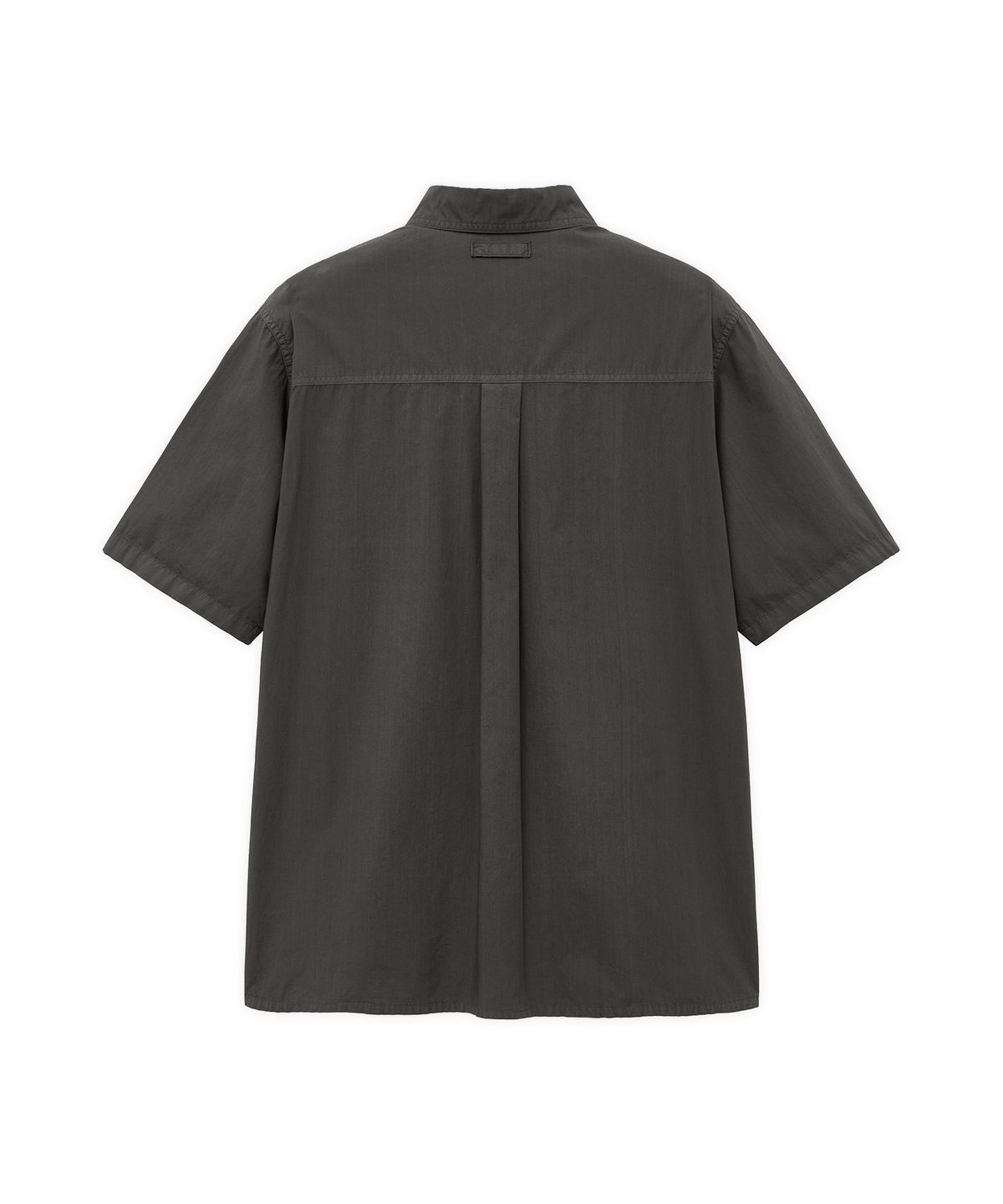 드로우핏(DRAW FIT) 아크만 코튼 다잉 하프 워크 셔츠 [CHARCOAL]