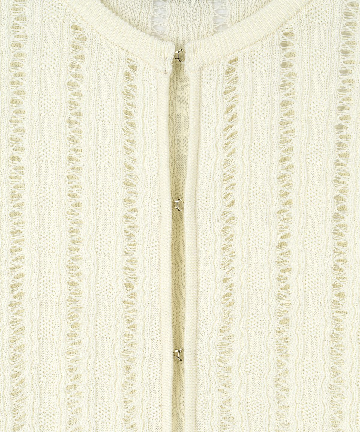 바시카(BASIKA) 크로셰 린넨 후크 가디건_3color