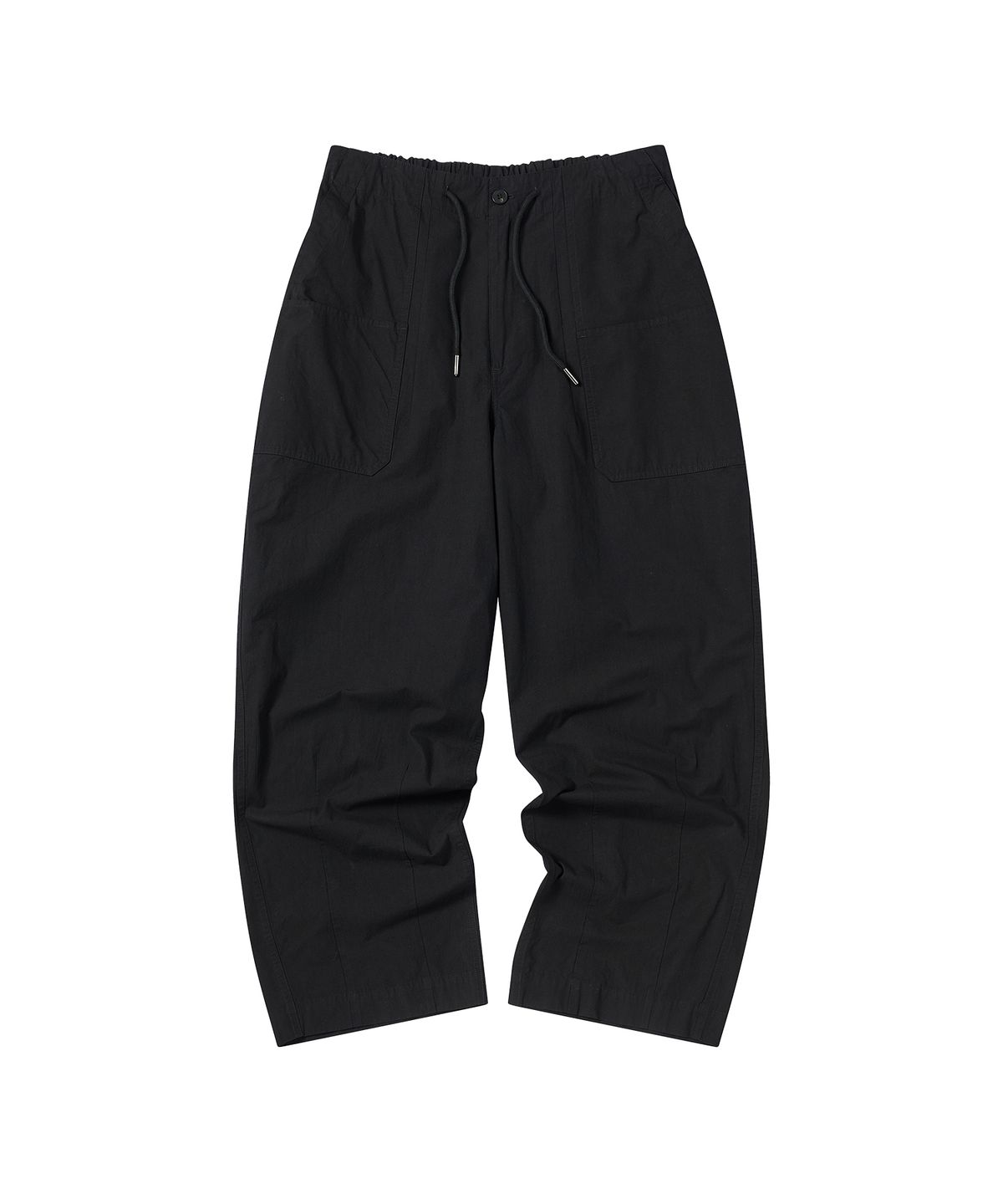 꼬모니노즈(COMONINOZ) CROP BALLOON PANTS [BLACK]