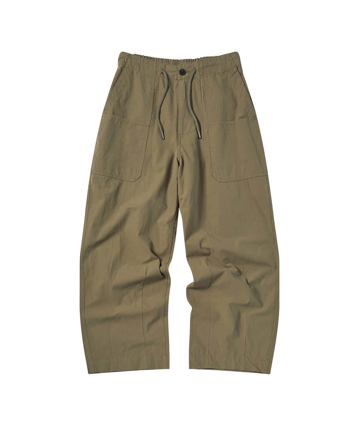 꼬모니노즈(COMONINOZ) CROP BALLOON PANTS [KHAKI]