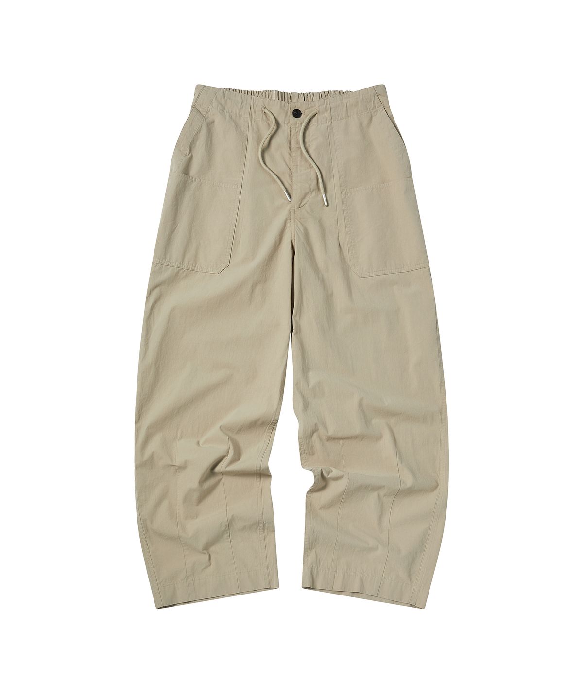 꼬모니노즈(COMONINOZ) CROP BALLOON PANTS [BEIGE]