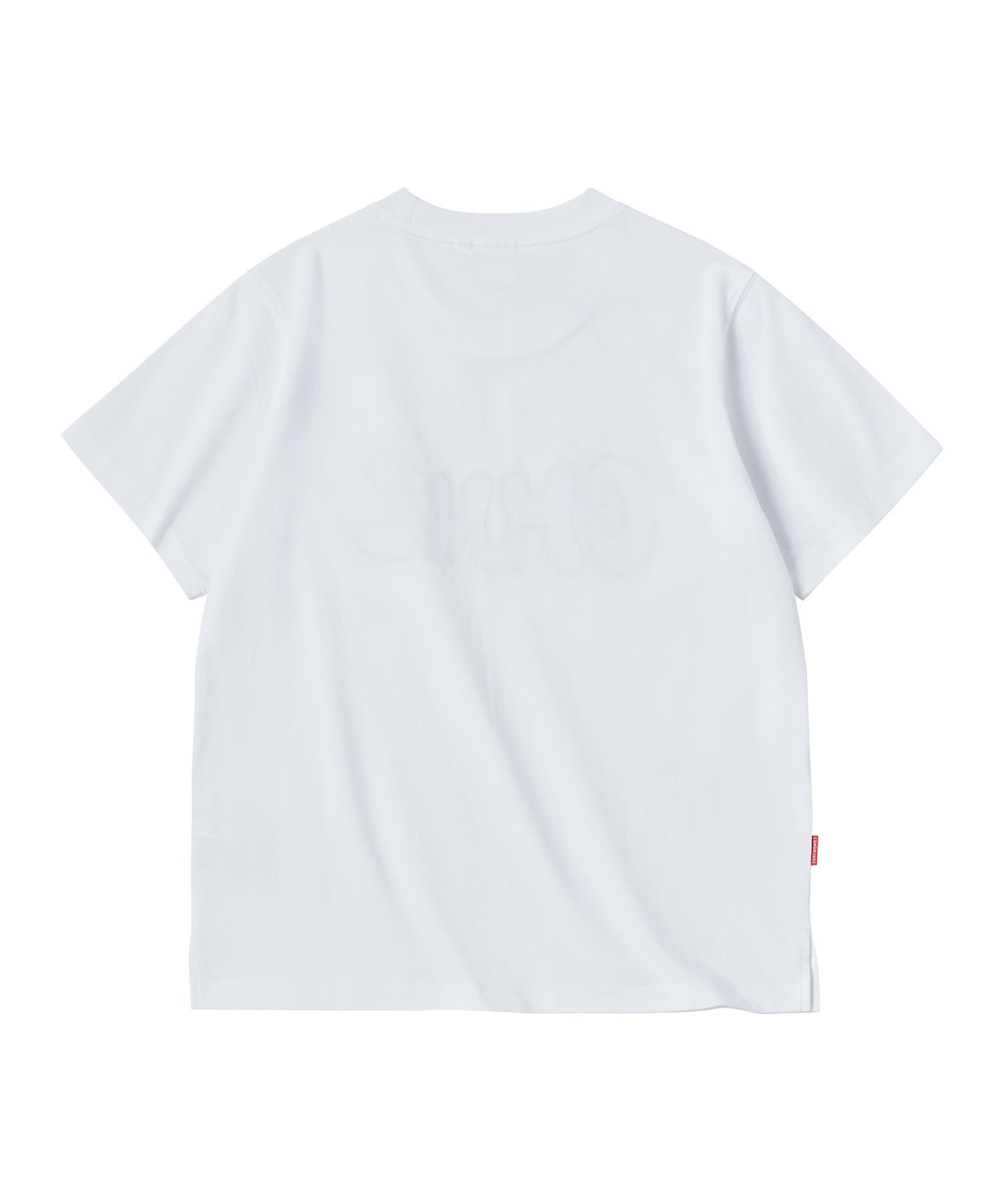 ★emis★UNISEX APPLIQUE T-SHIRT★送料・関税込★ MUSINSA公式 | COMONINOZ W APPLIQUE T-SHIRT [IVORY]