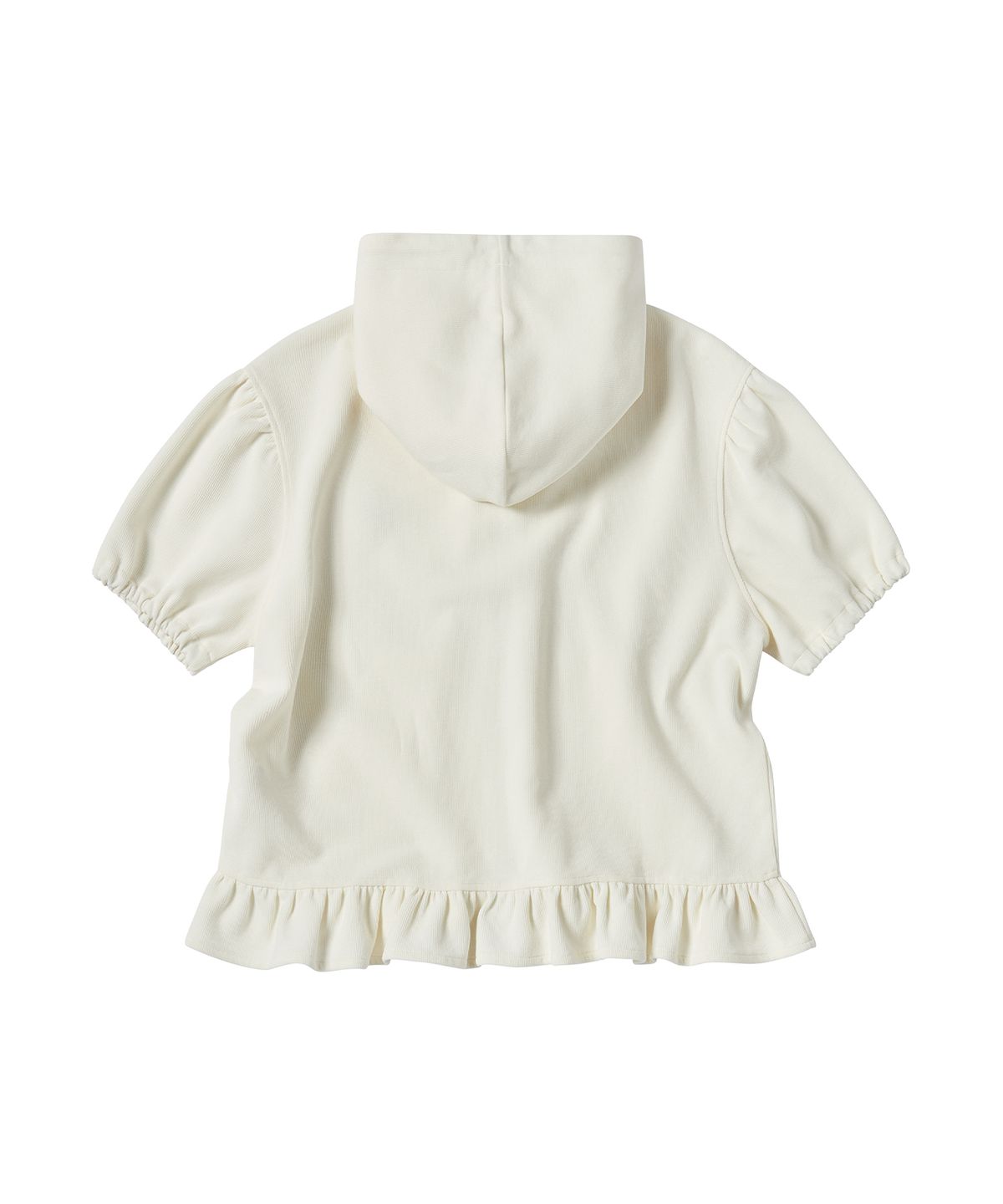 꼬모니노즈(COMONINOZ) W STRIPE HOOD ZIP-UP [CREAM]