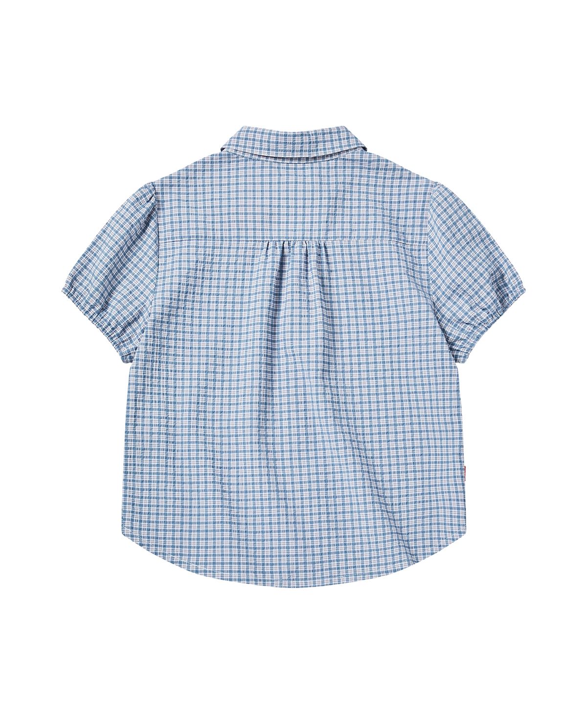 꼬모니노즈(COMONINOZ) W COMO PUFF SHIRT [BLUE]
