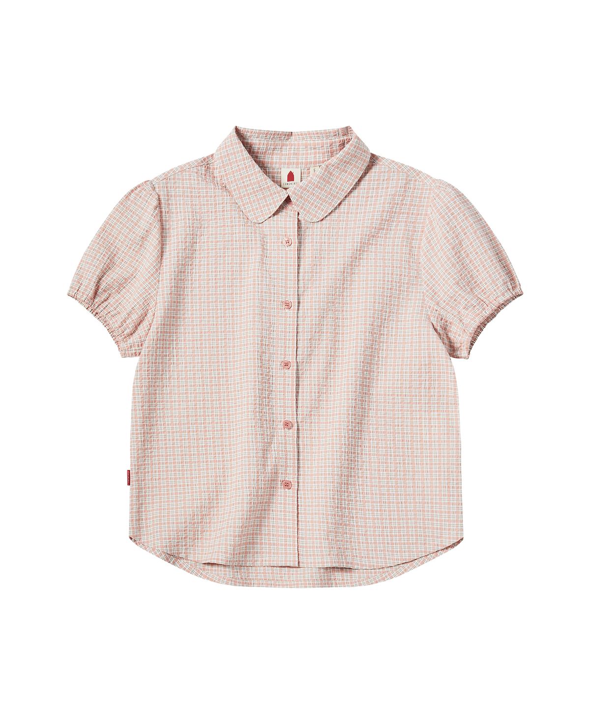 꼬모니노즈(COMONINOZ) W COMO PUFF SHIRT [CORAL]