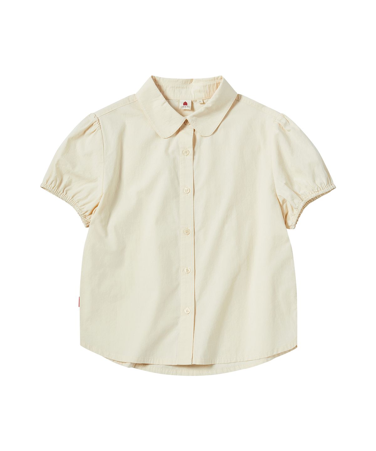 꼬모니노즈(COMONINOZ) W COMO PUFF SHIRT [CREAM]