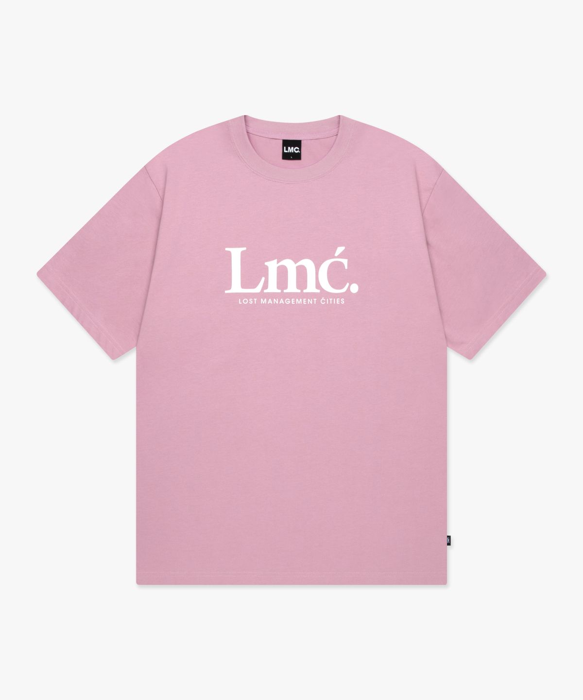 엘엠씨(LMC) SERIF LOGO TEE indi pink