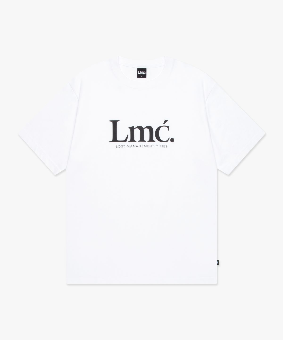 엘엠씨(LMC) SERIF LOGO TEE white