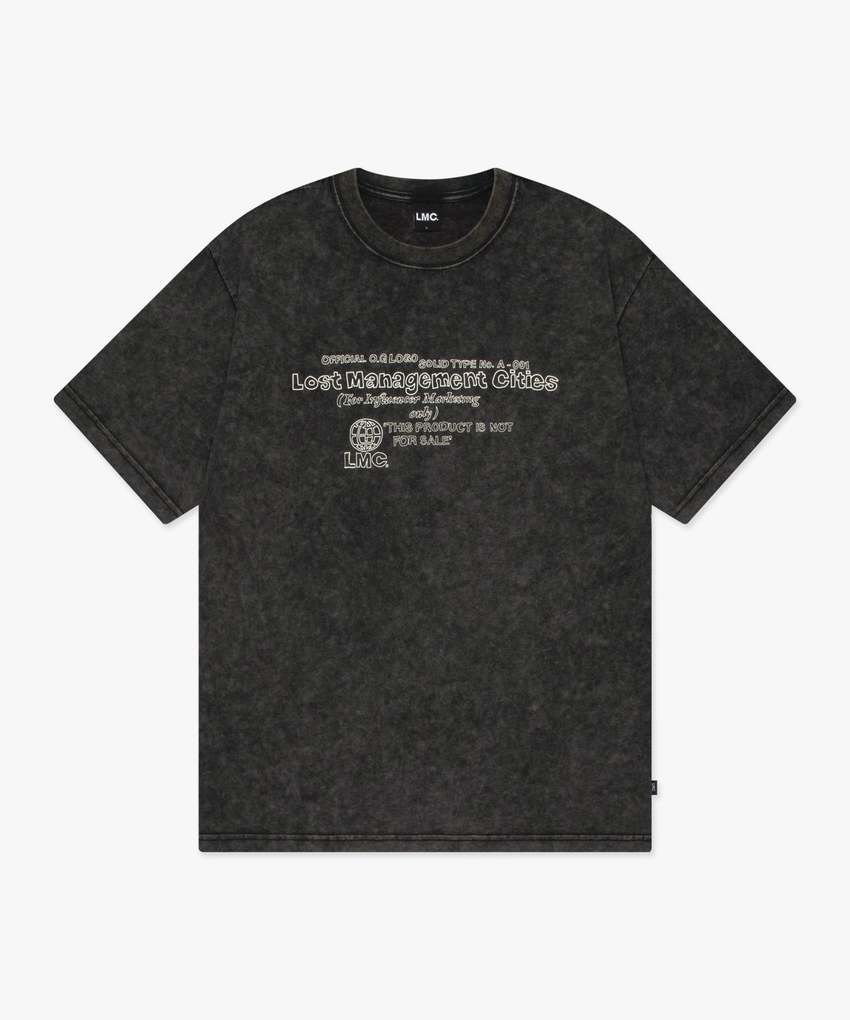 엘엠씨(LMC) ACID WASHED DOODLE LOGO TEE black