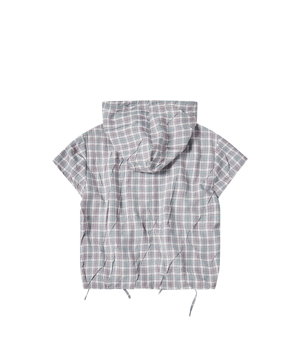 꼬모니노즈(COMONINOZ) W SIDE STRING HOOD TOP [LIGHT VIOLET]