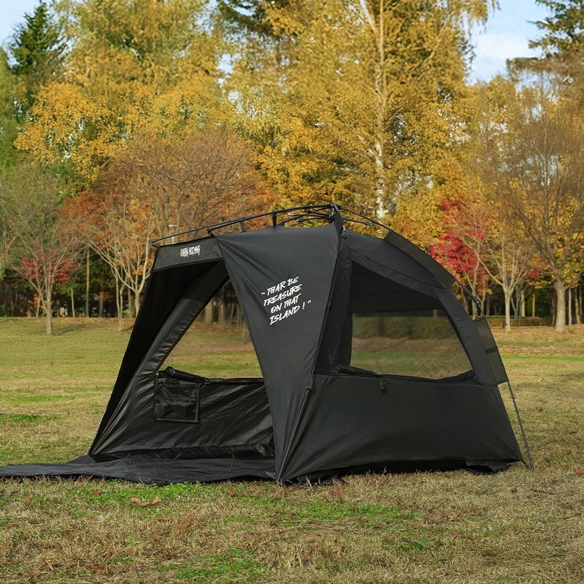 케이지엠 아웃도어(KZM OUTDOOR) 블랙 비어드 선 쉘터 K251T3T02