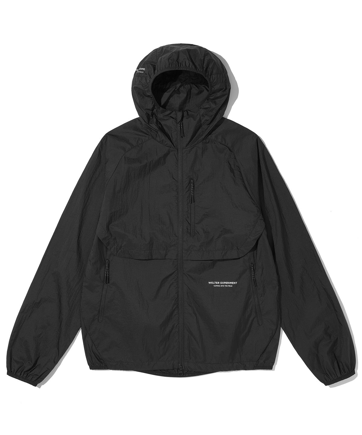 웰터 익스페리먼트(WELTER EXPERIMENT) NIMBUS AEROPACK WINDBREAKER_BLACK