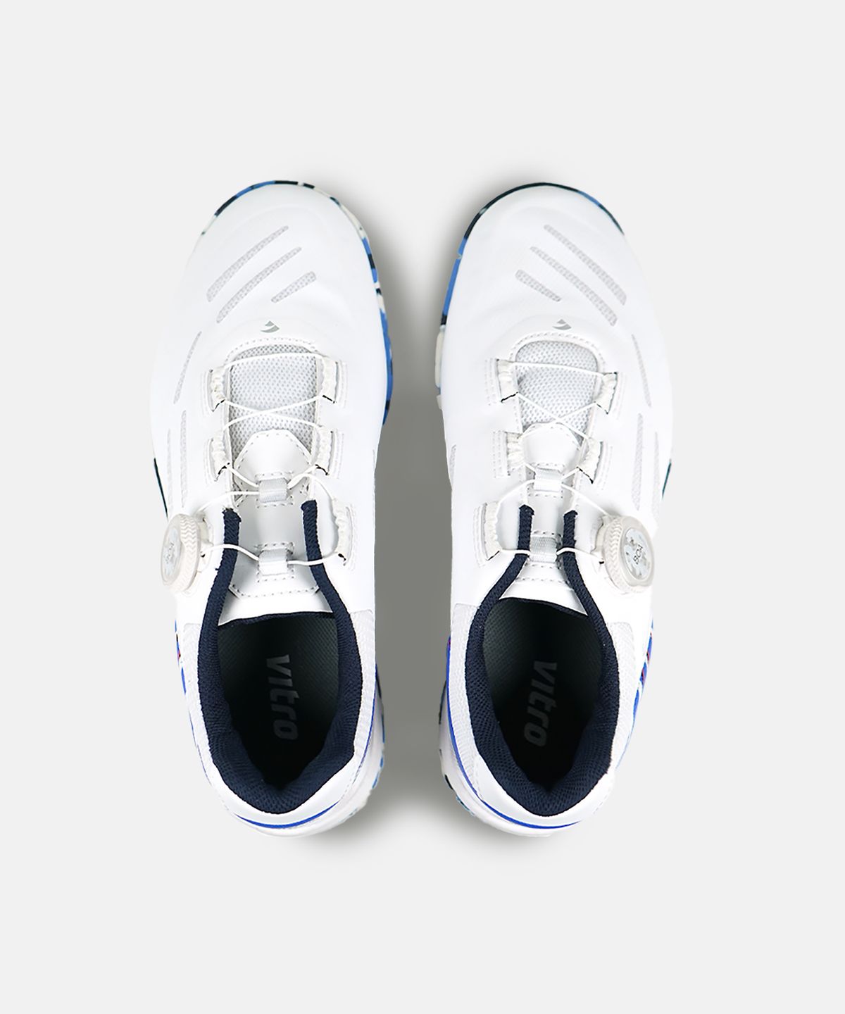 비트로(VITRO) 남녀공용 테니스화 엄스톤3 (WHITE&ROYAL BLUE) 보아 핏 시스템