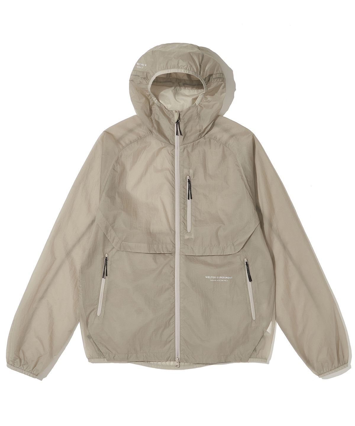 웰터 익스페리먼트(WELTER EXPERIMENT) NIMBUS AEROPACK WINDBREAKER_LIGHT GRAY