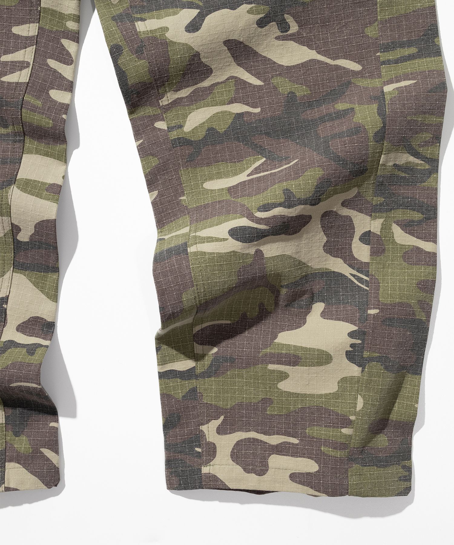 MUSINSA | MASSNOUN Curved Carpenter Camo Ripstop Bio Pants