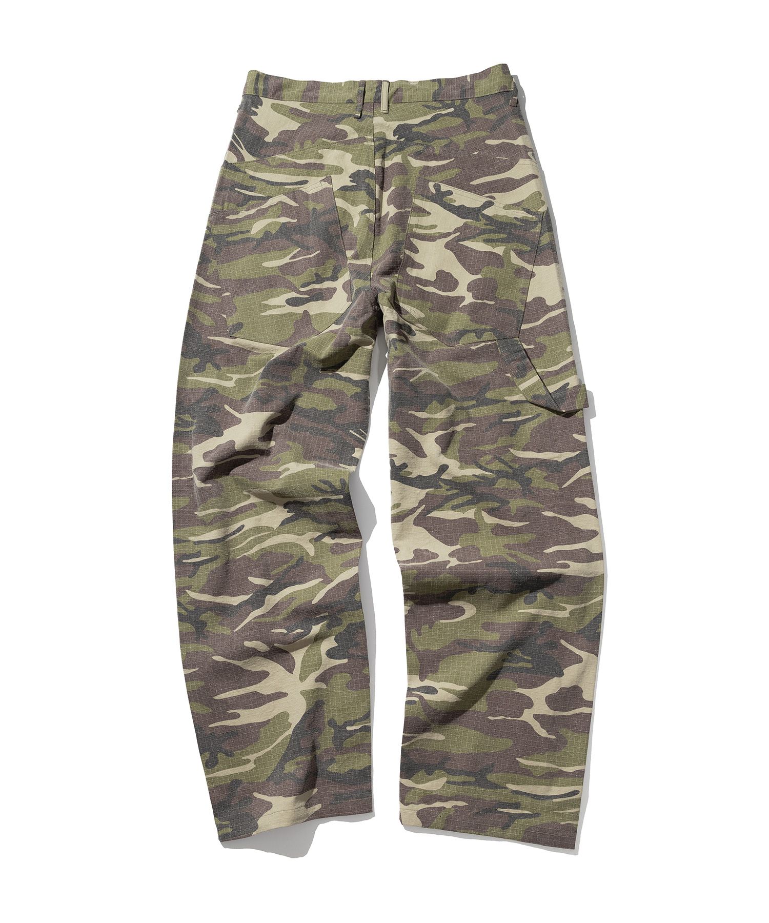 【massnoun】25SS★ Curved Carpenter Pigment Pants MUSINSA | MASSNOUN Curved Carpenter Pigment Pants MSICP002-BG