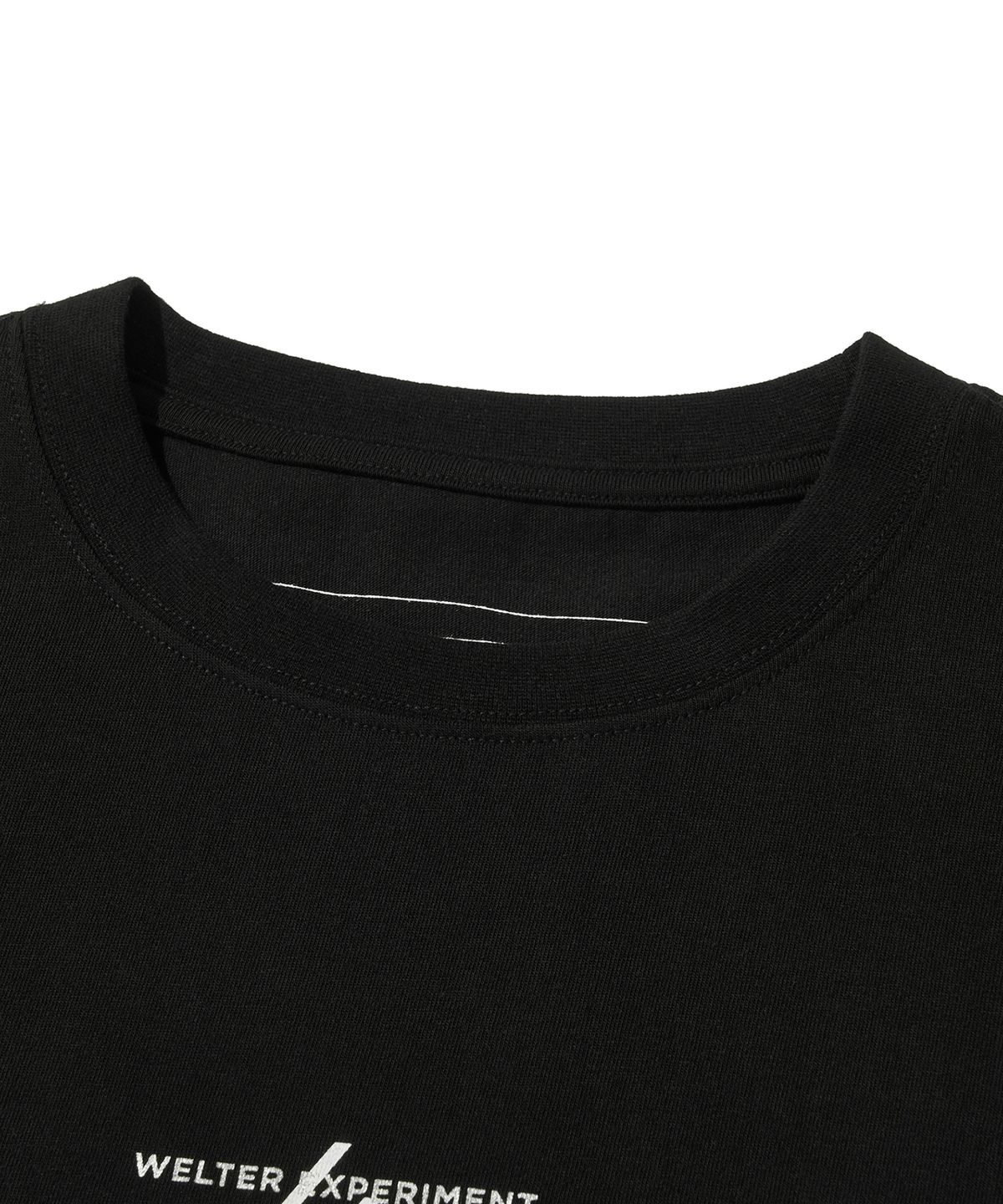웰터 익스페리먼트(WELTER EXPERIMENT) SLASH LONGSLEEVES T-SHIRTS_BLACK