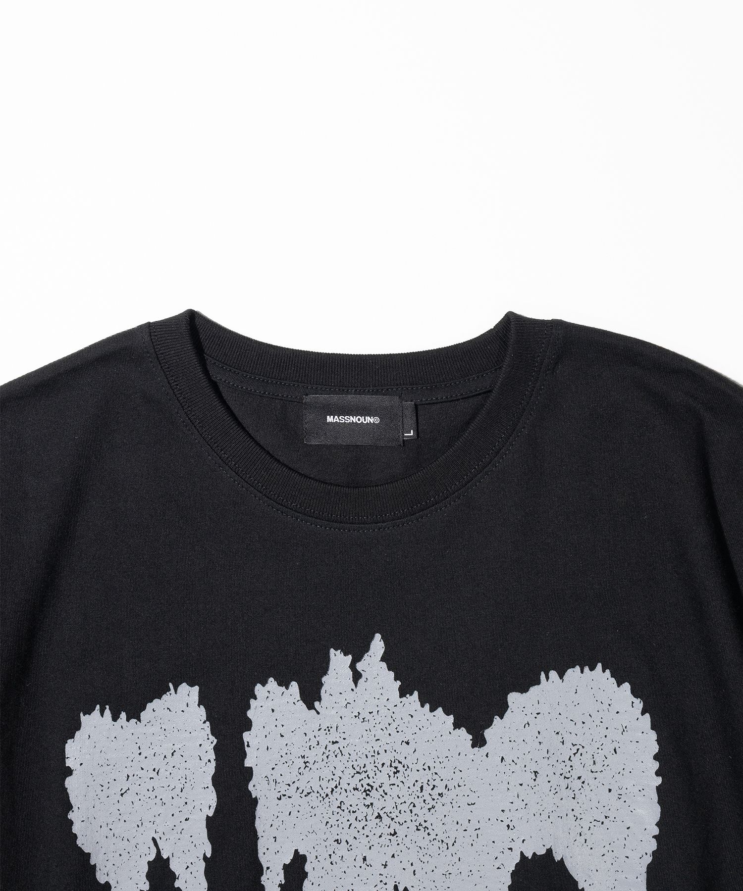 【massnoun】25SS★ MAS LOGO T-SHIRTS MUSINSA | MASSNOUN MAS Logo Short Sleeve T-shirt MSITS001-BK