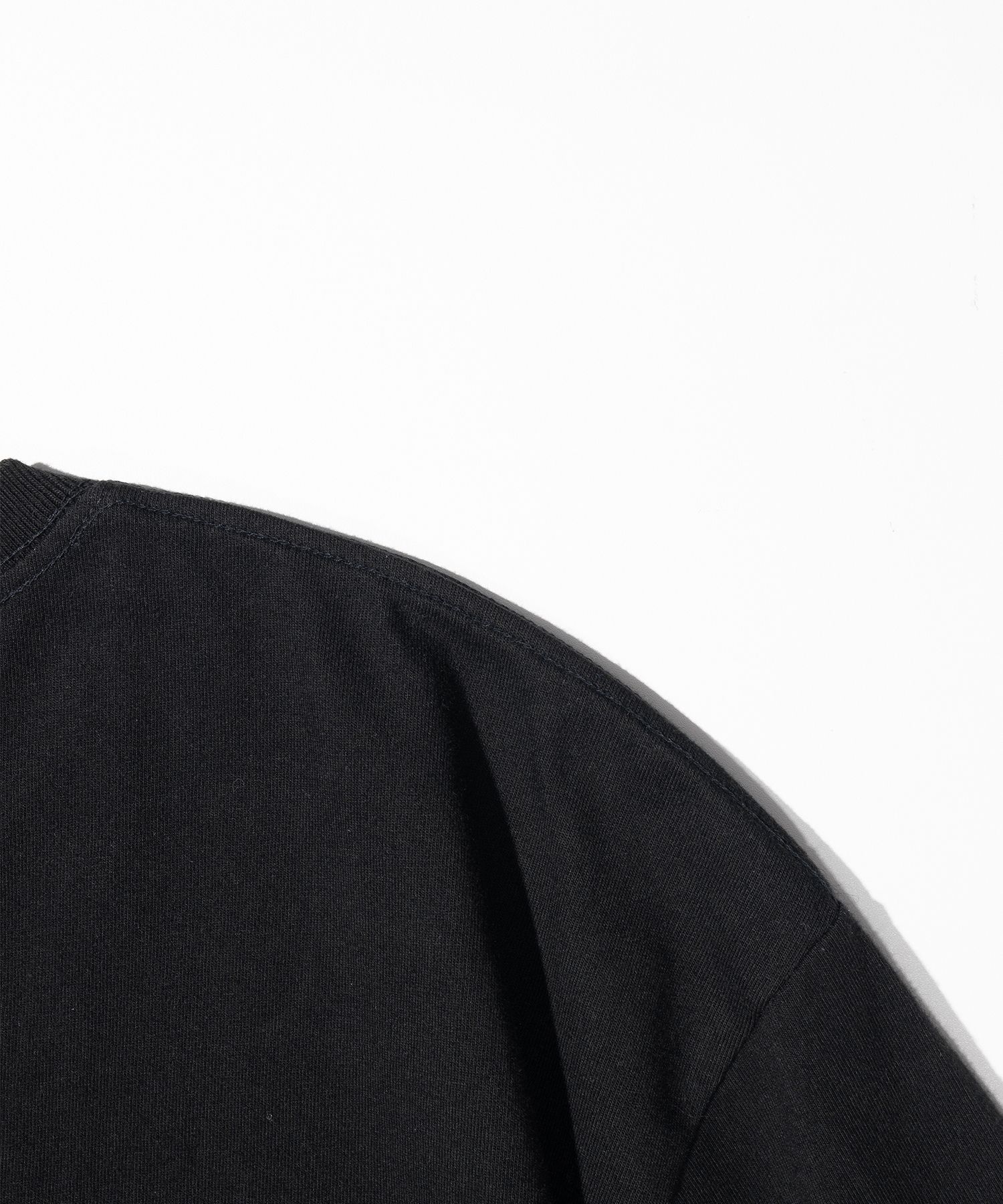 MUSINSA | MASSNOUN MAS Logo Short Sleeve T-shirt MSITS001-BK