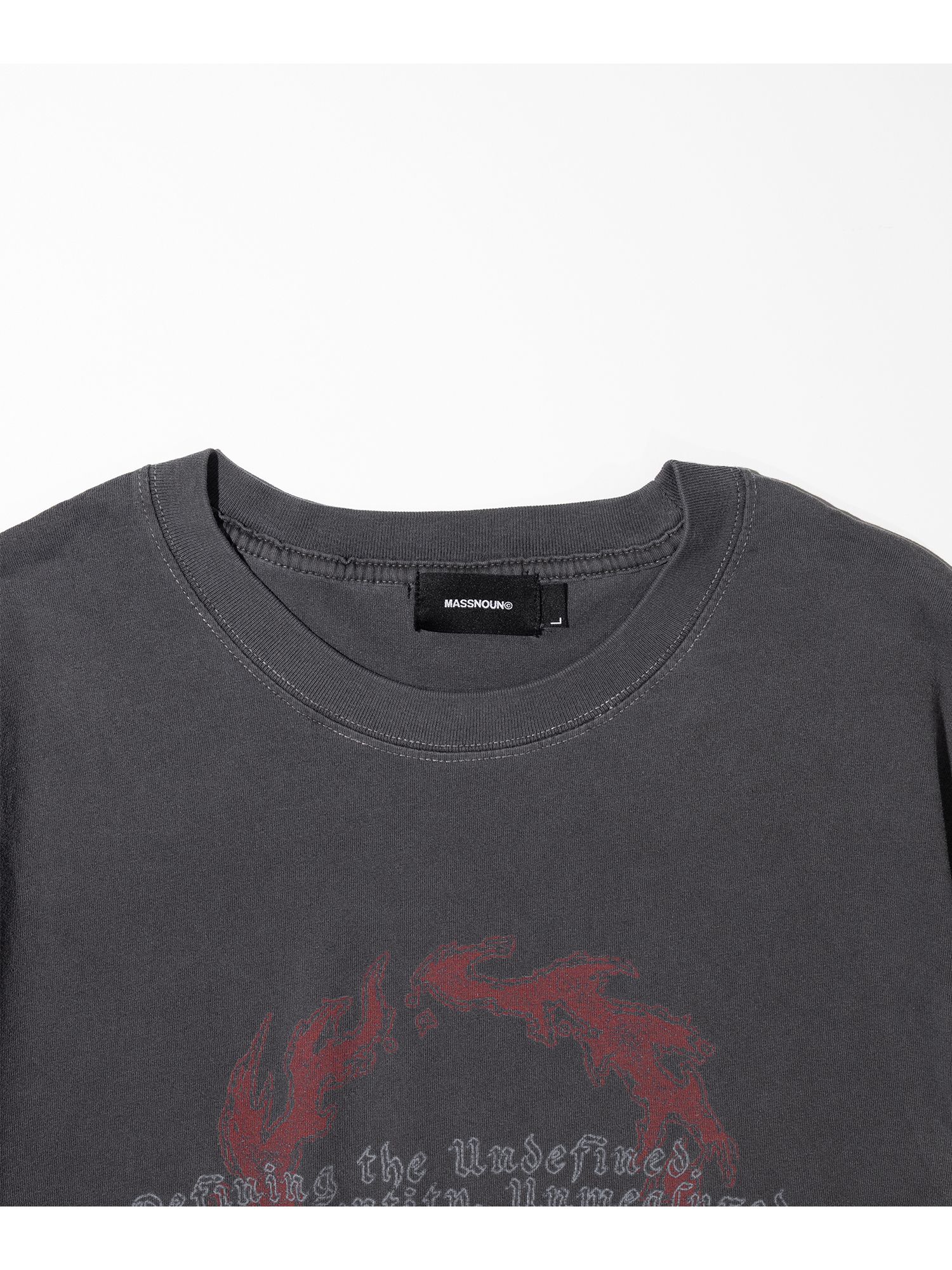 【massnoun】25SS★ ETERNAL LOOP PIGMENT T-SHIRTS MUSINSA | MASSNOUN Eternal Loop Pigment Short Sleeve T-Shirt