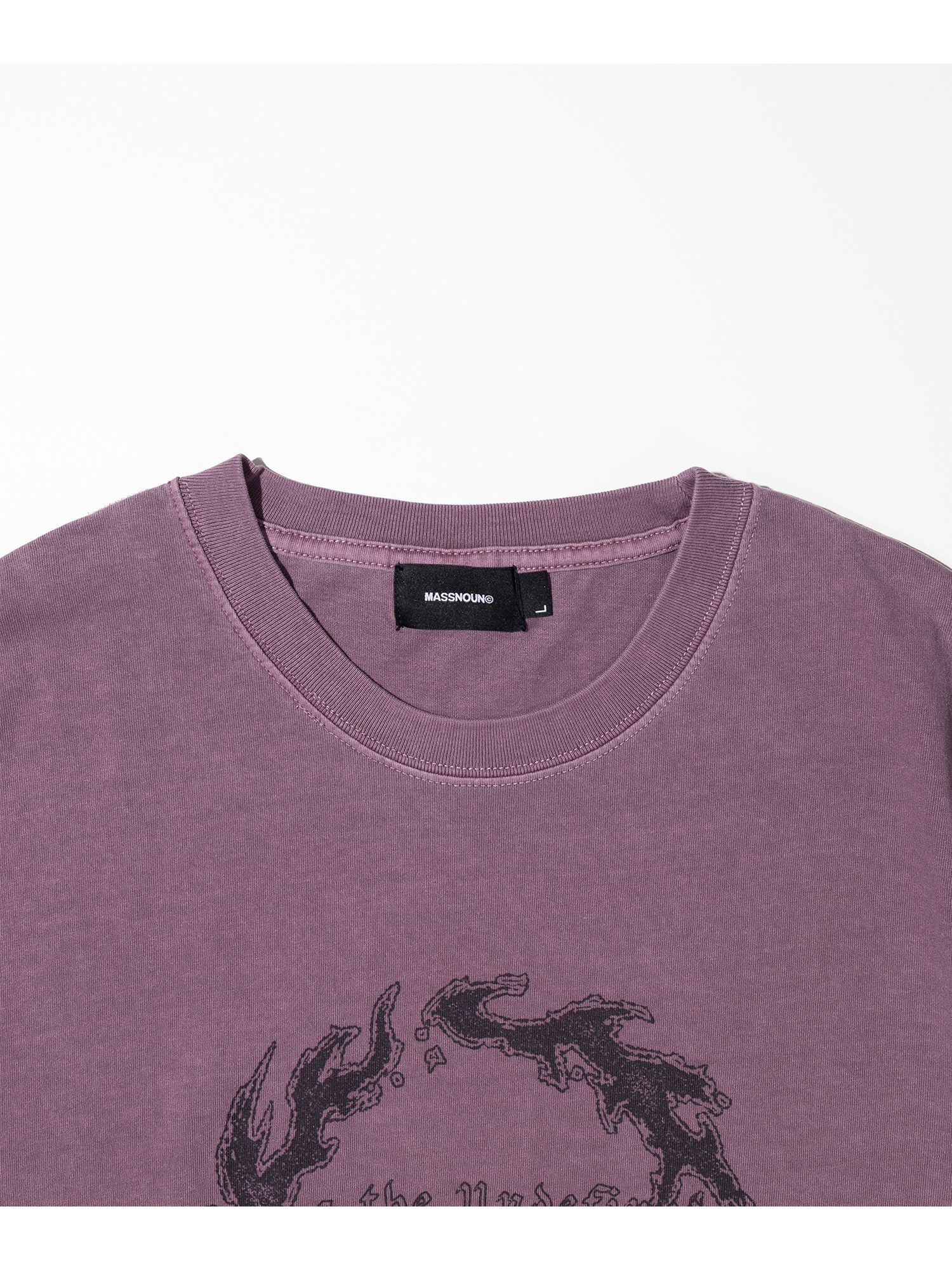 MASSNOUNのEternal Loop Pigment Short Sleeve T-Shirt 全3色 MUSINSA | MASSNOUN Eternal Loop Pigment Short Sleeve T-Shirt