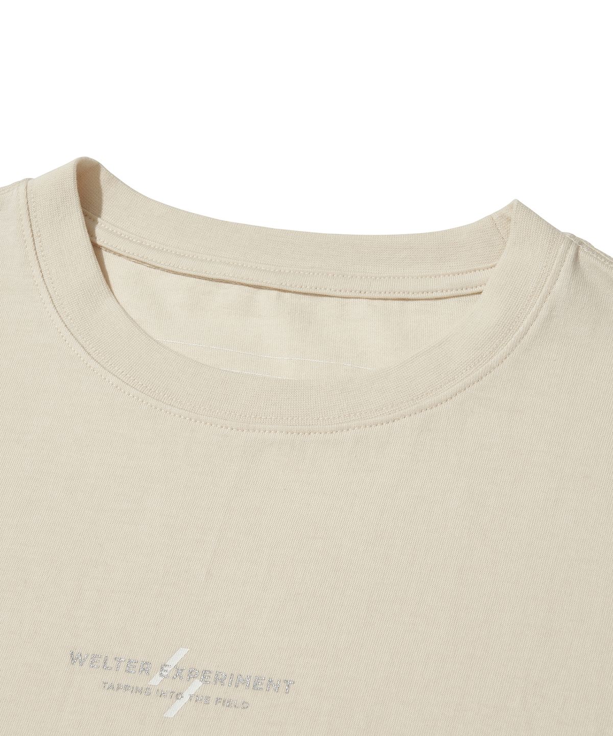 웰터 익스페리먼트(WELTER EXPERIMENT) SLASH LONGSLEEVES T-SHIRTS_CREAM