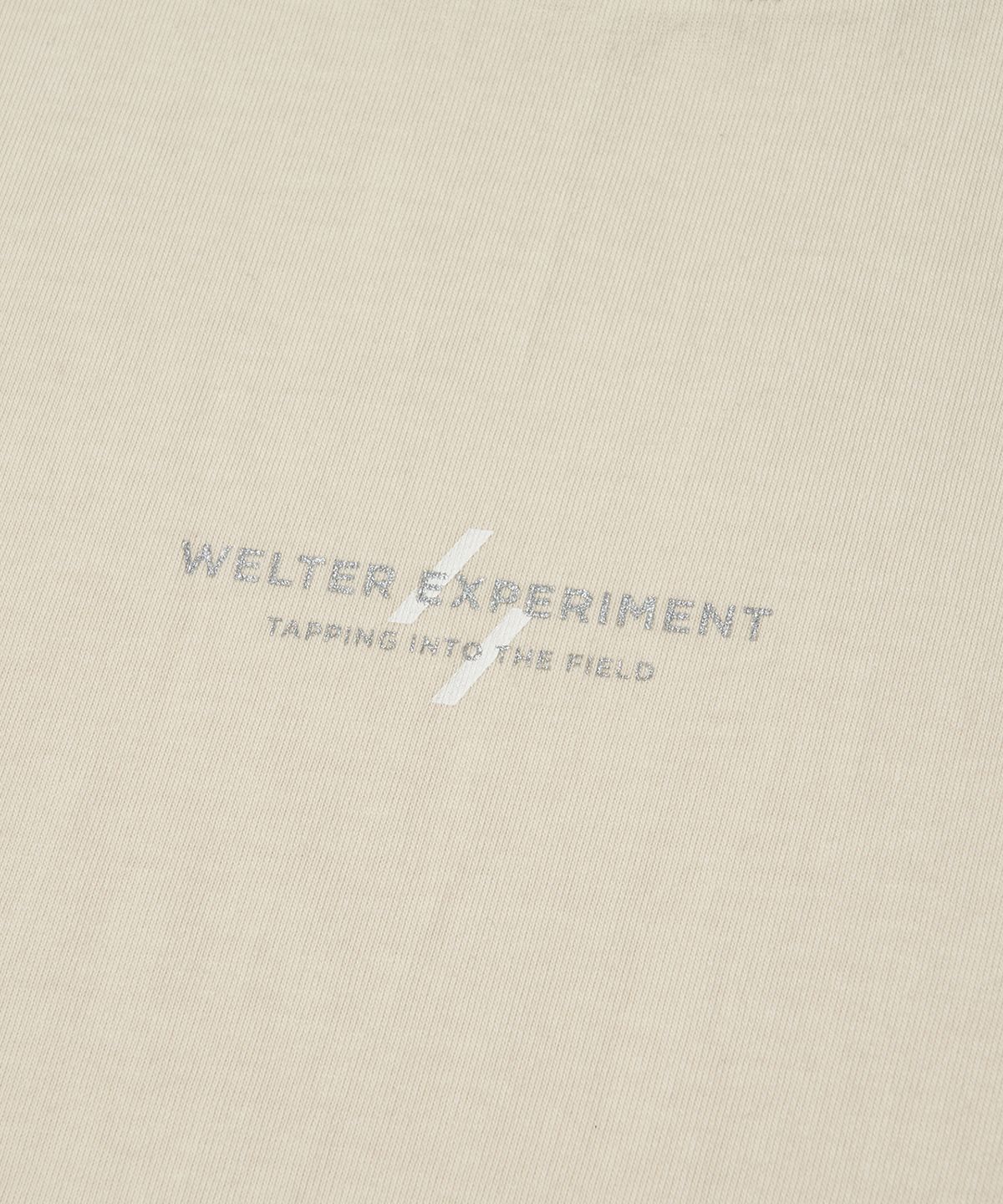 웰터 익스페리먼트(WELTER EXPERIMENT) SLASH LONGSLEEVES T-SHIRTS_CREAM
