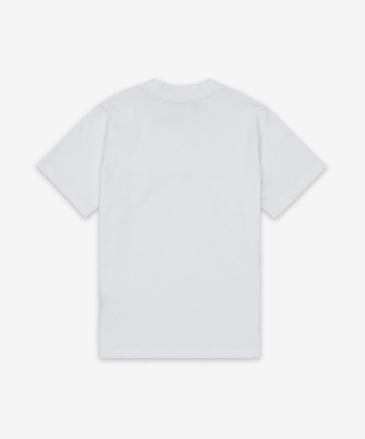 본봄(BONBOM) 란제리 스트랩 타이트 반소매 티셔츠 - 화이트 / BPT25TSHIRT173