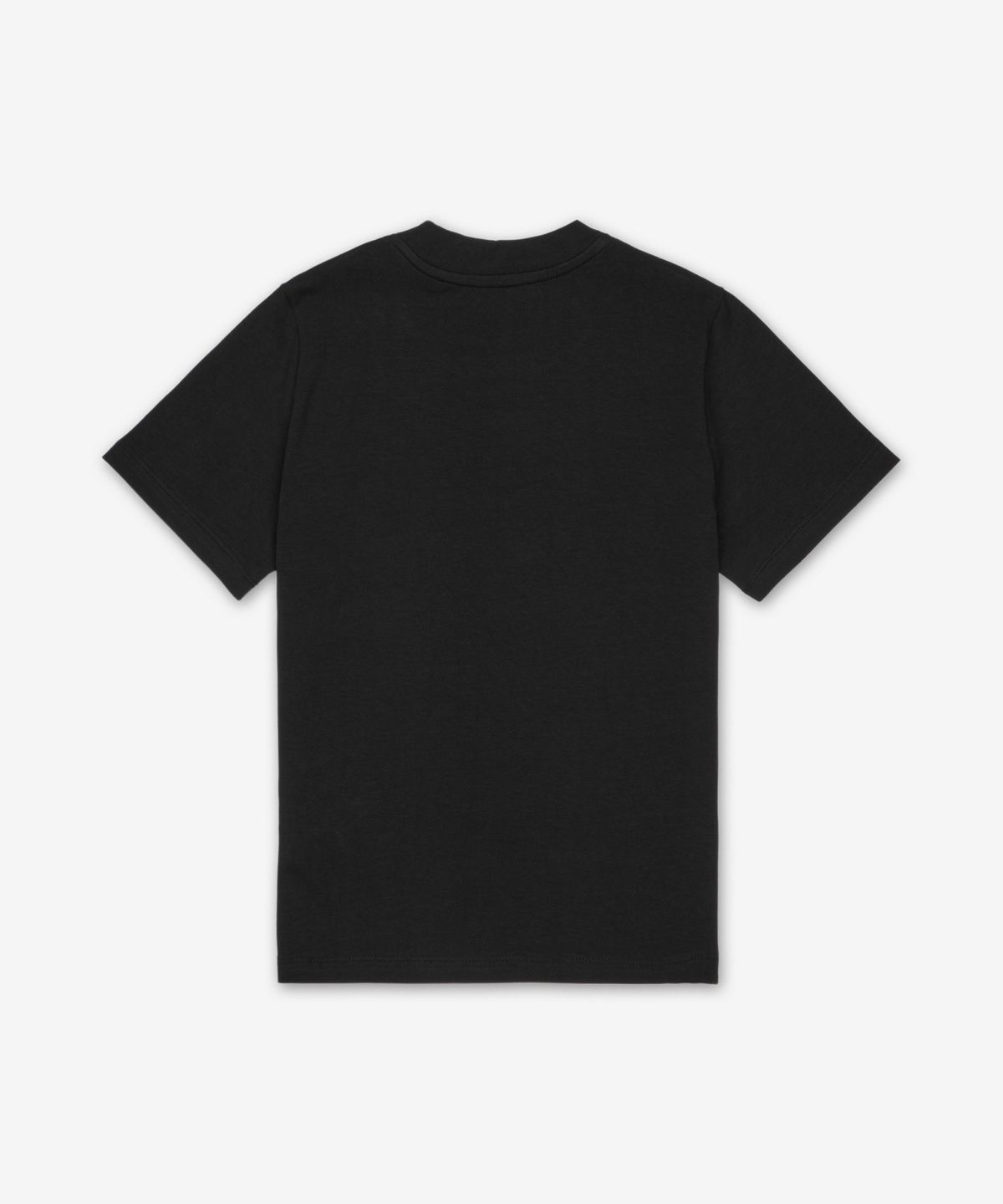 본봄(BONBOM) 란제리 스트랩 타이트 반소매 티셔츠 - 블랙 / BPT25TSHIRT171