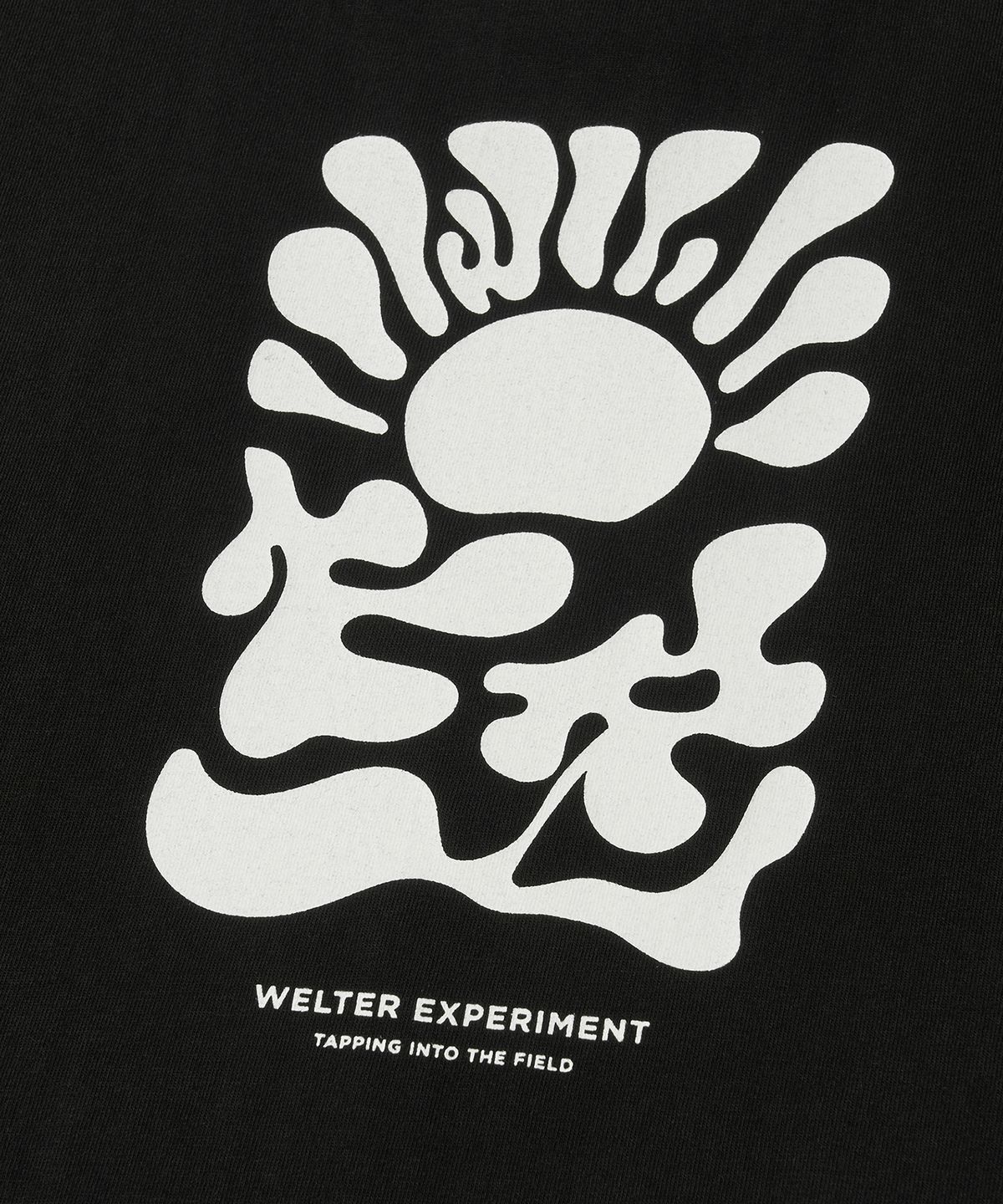 웰터 익스페리먼트(WELTER EXPERIMENT) SUNRISE T-SHIRT_BLACK