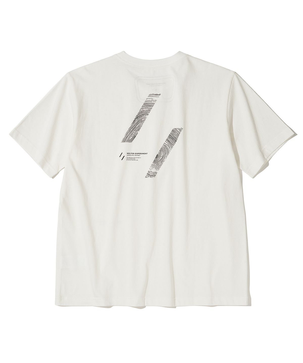 웰터 익스페리먼트(WELTER EXPERIMENT) TREE RING T-SHIRT_WHITE