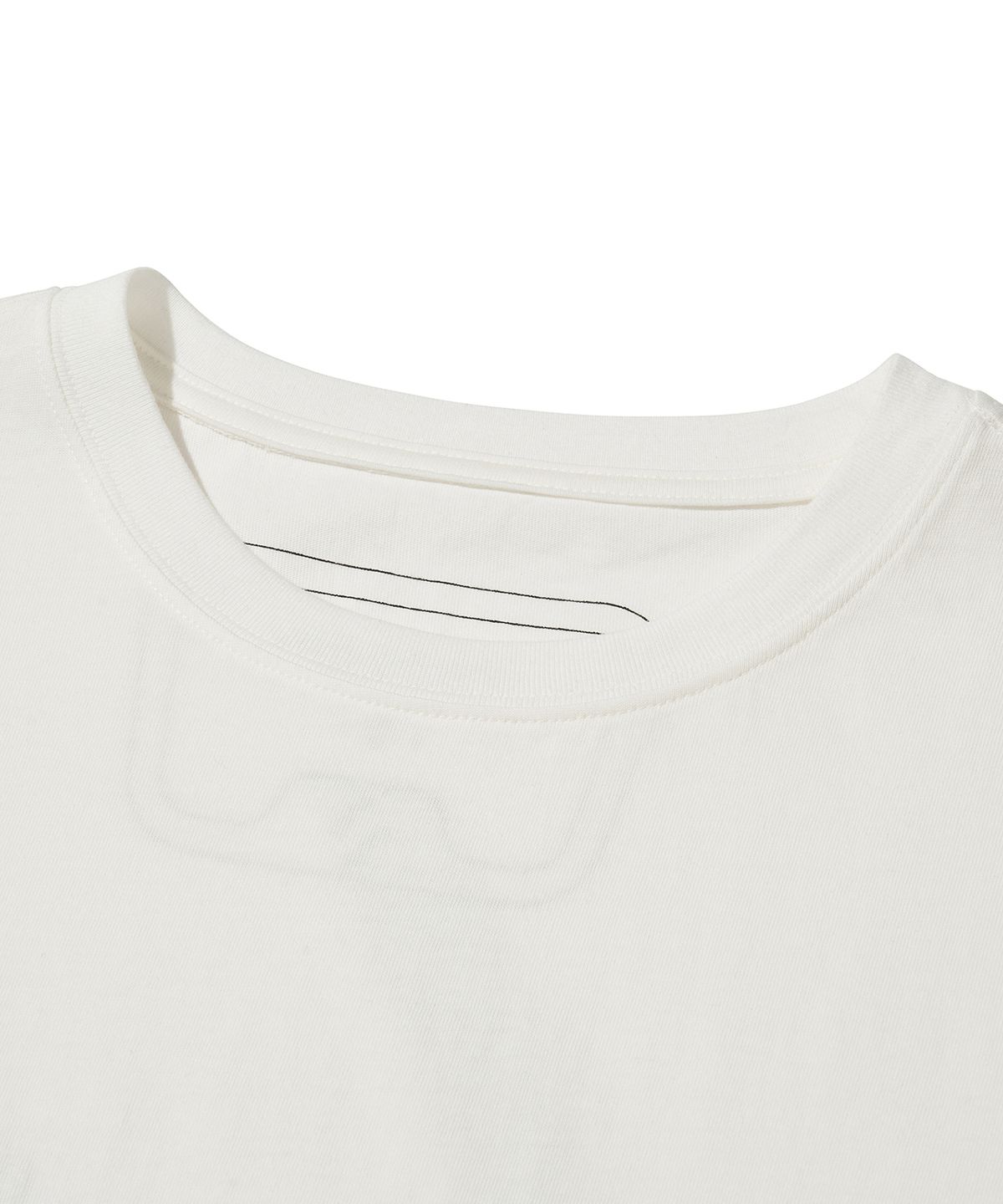 웰터 익스페리먼트(WELTER EXPERIMENT) TREE RING T-SHIRT_WHITE