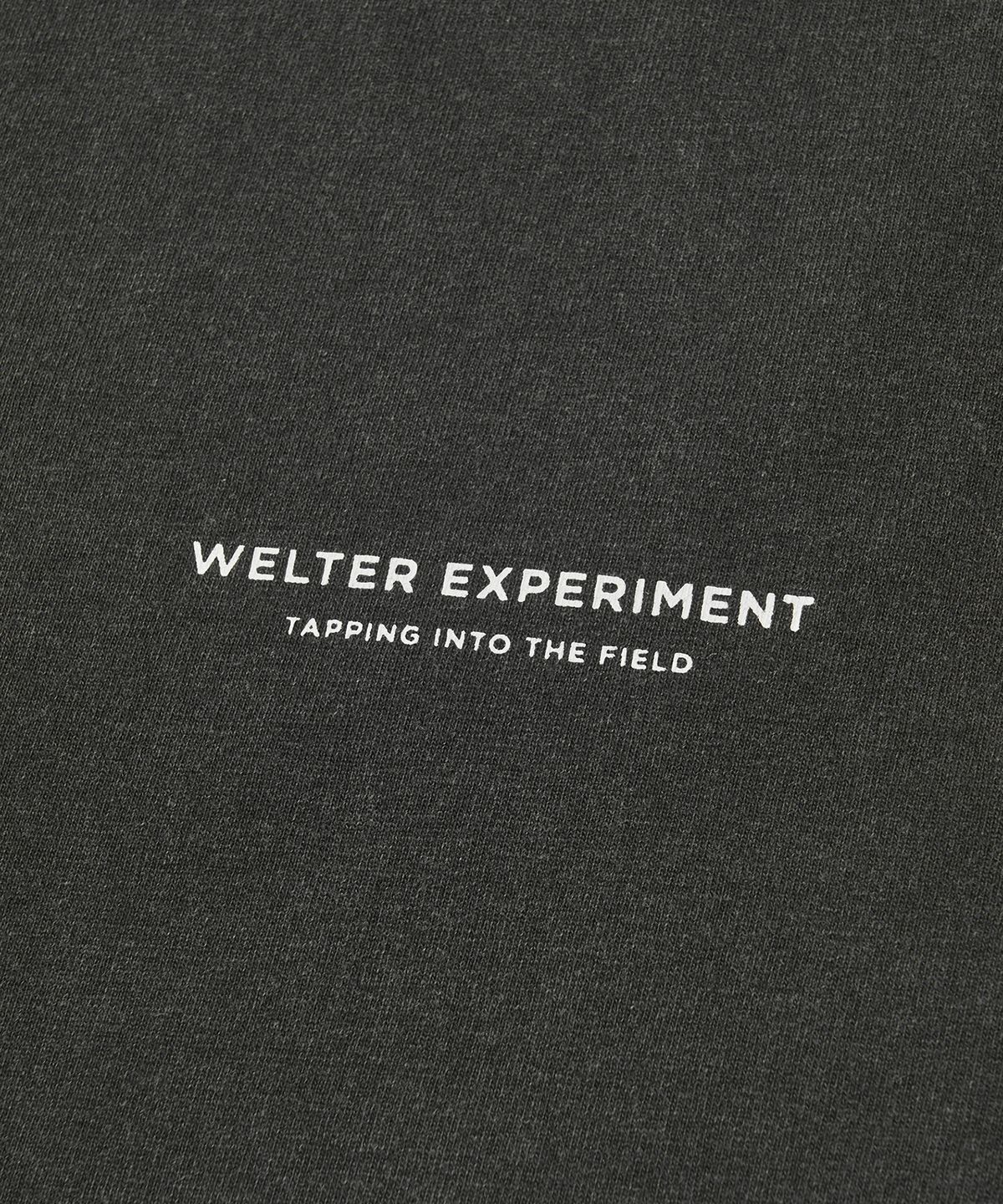 웰터 익스페리먼트(WELTER EXPERIMENT) TREE RING T-SHIRT_CHARCOAL