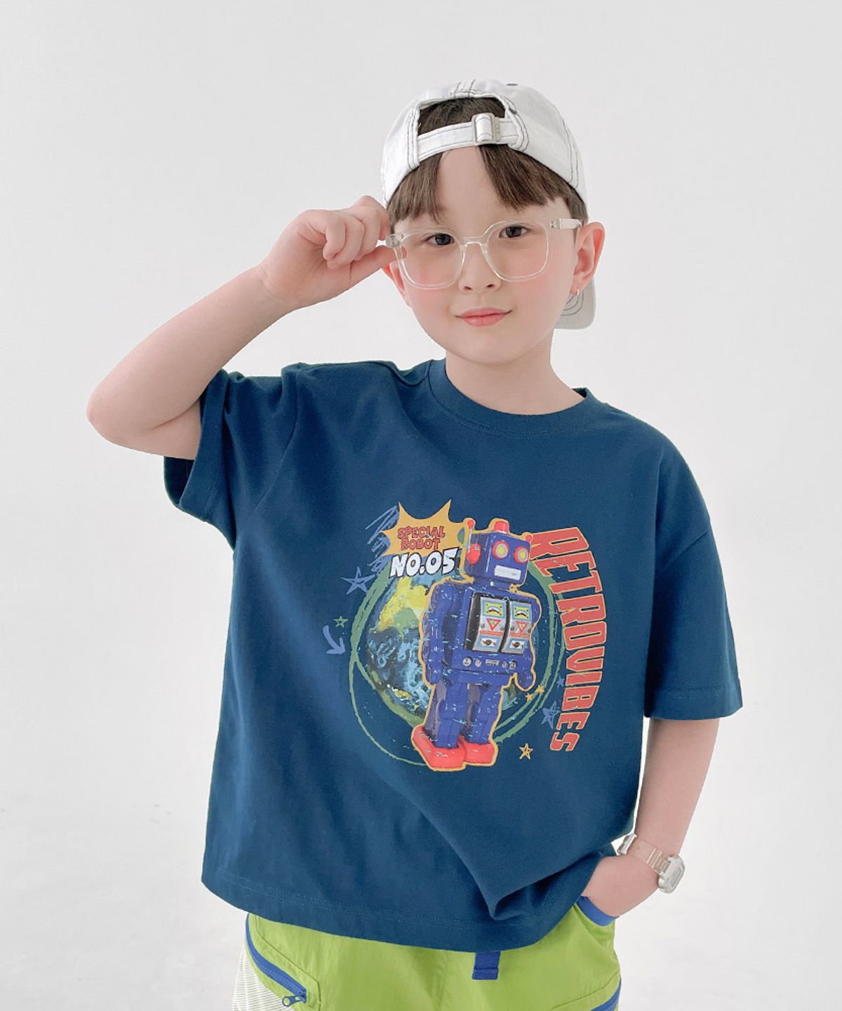 베리클로젯(BERRYCLOSET) 토이 로봇 반팔티