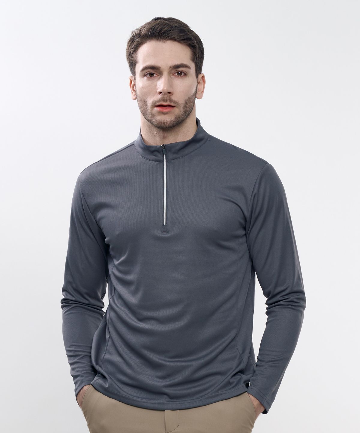 엑스트라스포티(EXTRASPORTY) 운수대통 남성 긴팔 집업 티셔츠 5 Colors