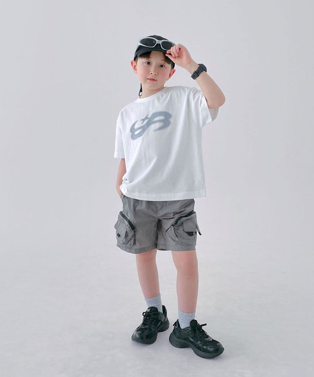베리클로젯(BERRYCLOSET) 스프레드 워드 반팔티