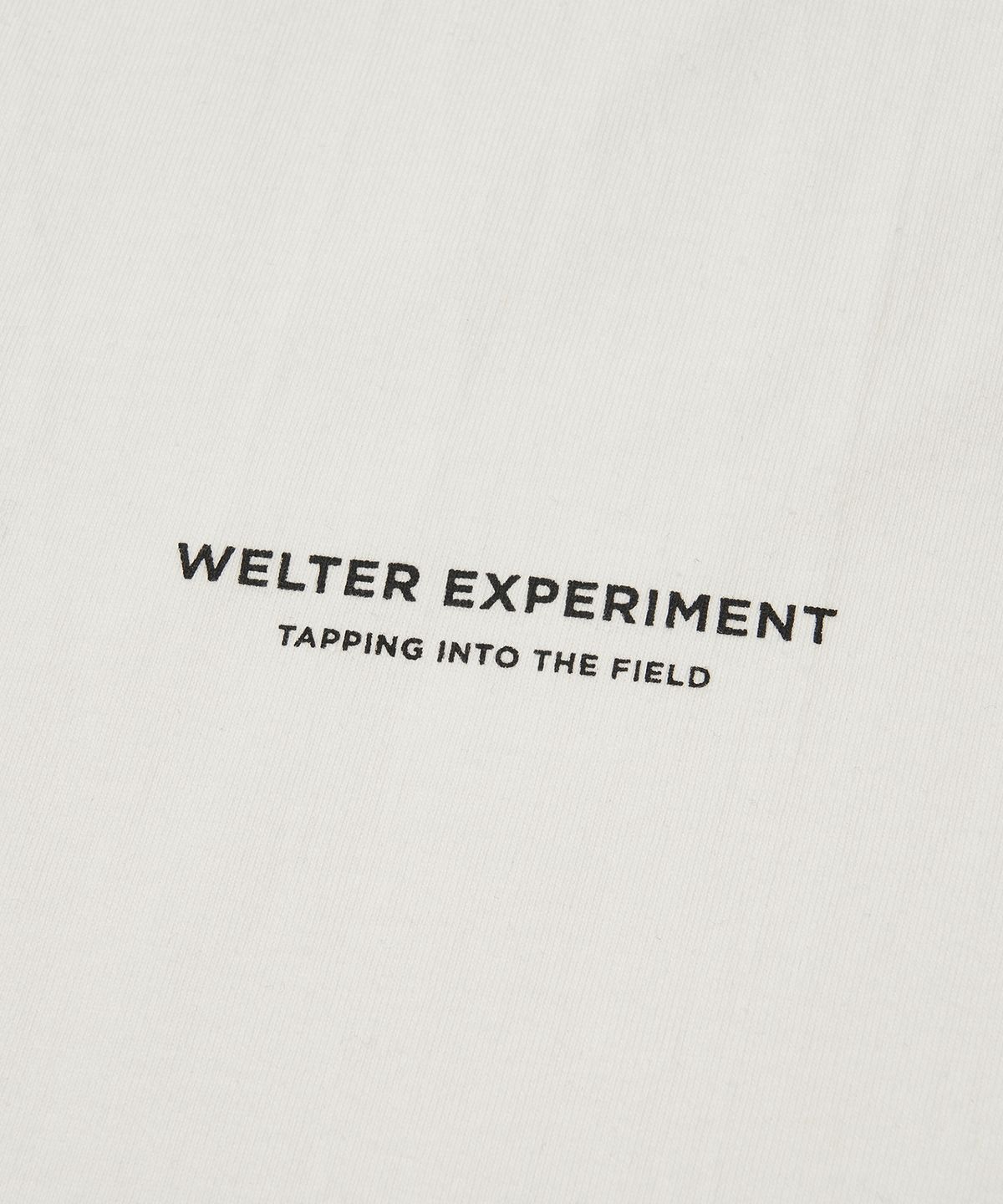 웰터 익스페리먼트(WELTER EXPERIMENT) NATURE BALANCE T-SHIRT_WHITE