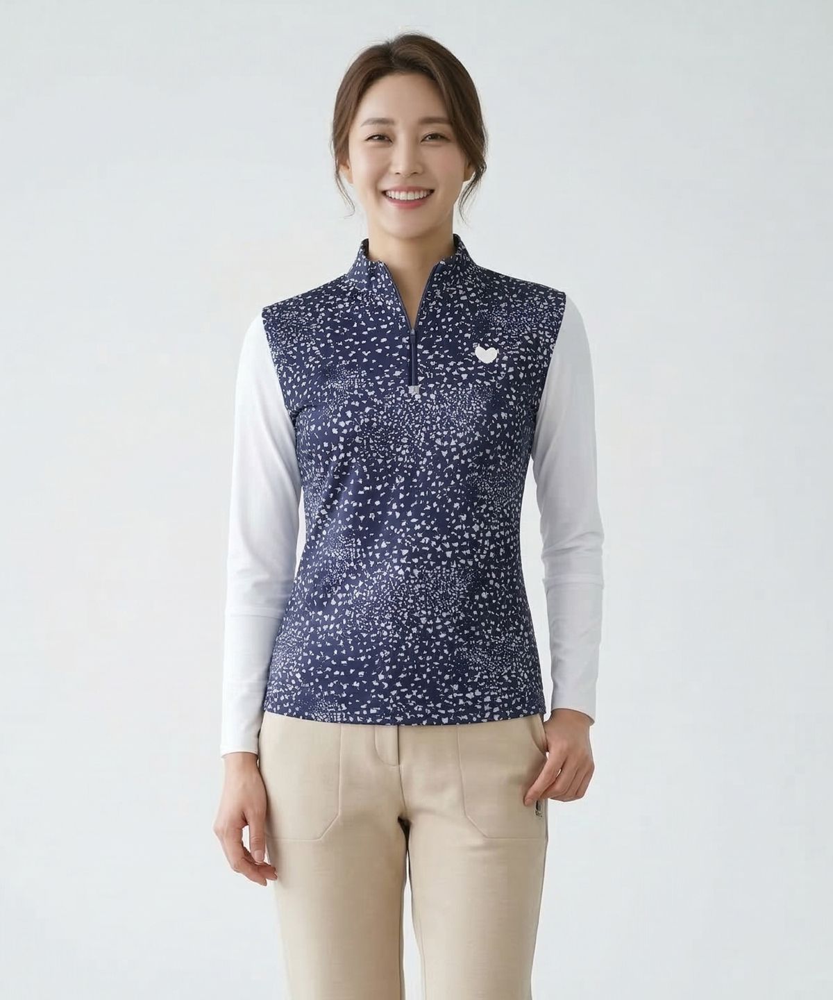엑스트라스포티(EXTRASPORTY) 필드여신 여성 기능성 냉감 메쉬 집업 티셔츠 5 Colors
