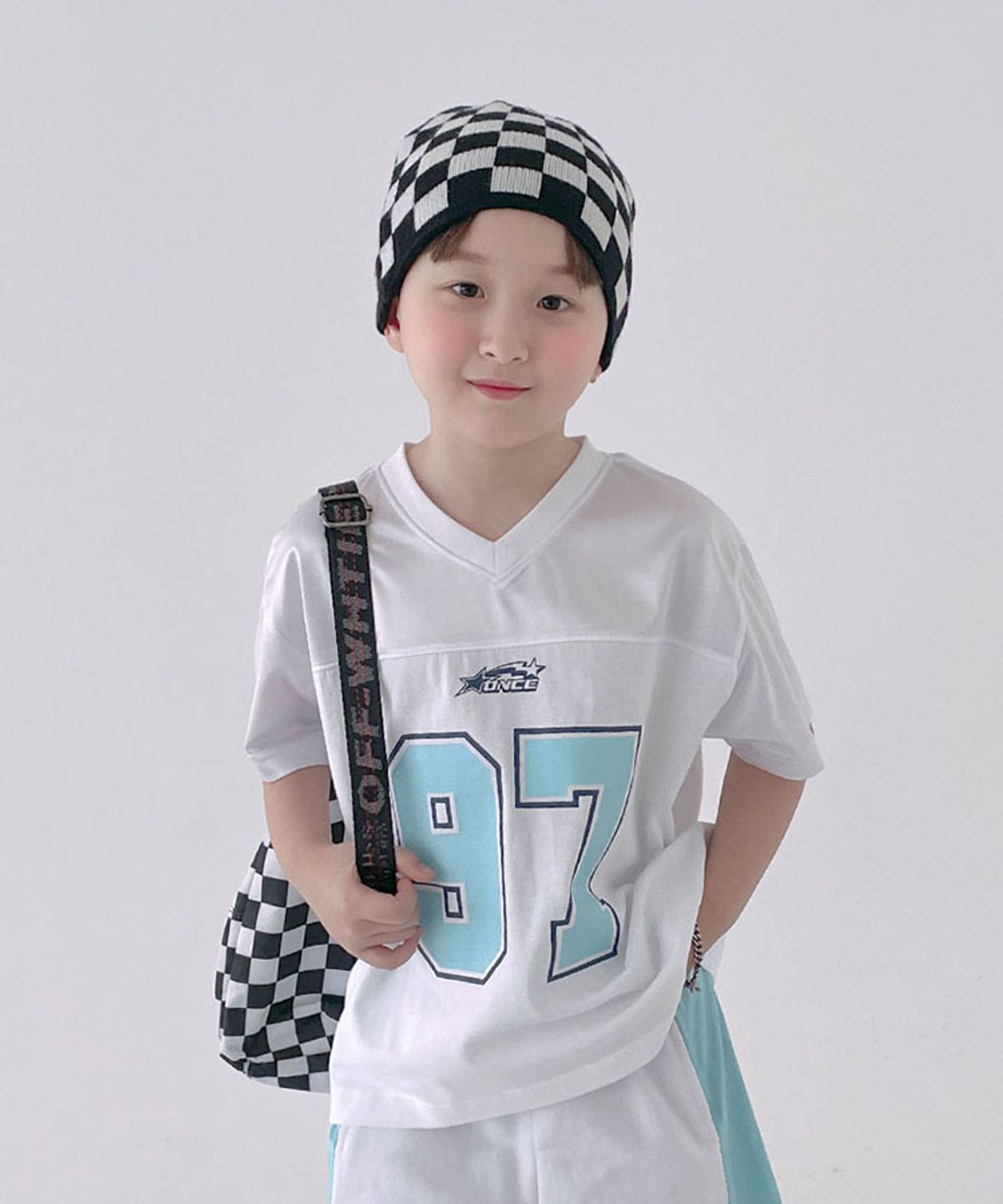 베리클로젯(BERRYCLOSET) 샤이닝 럭비 반팔티