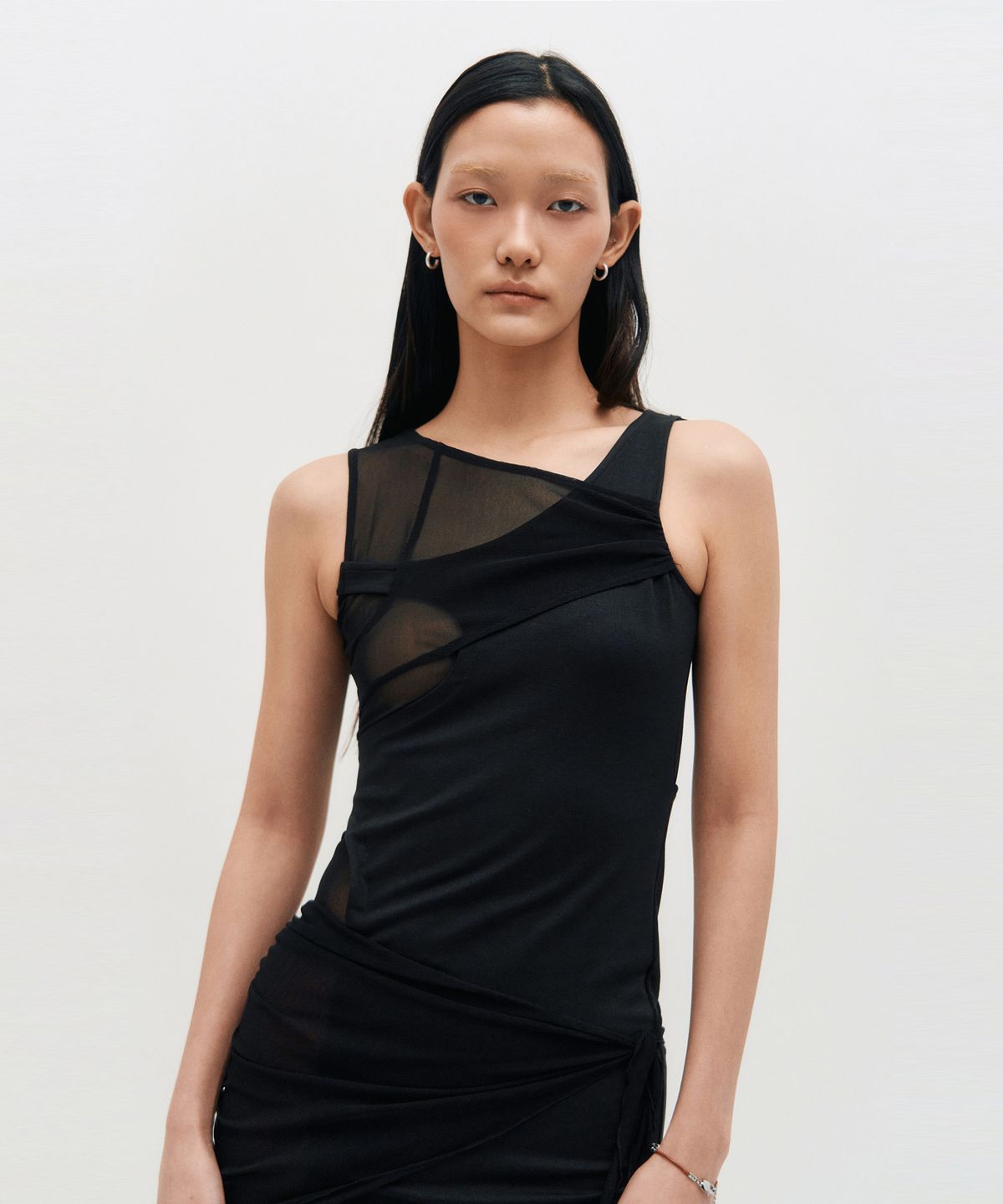 킴지수(KIMZISU) In&Out Sleeveless Dress _ BLACK