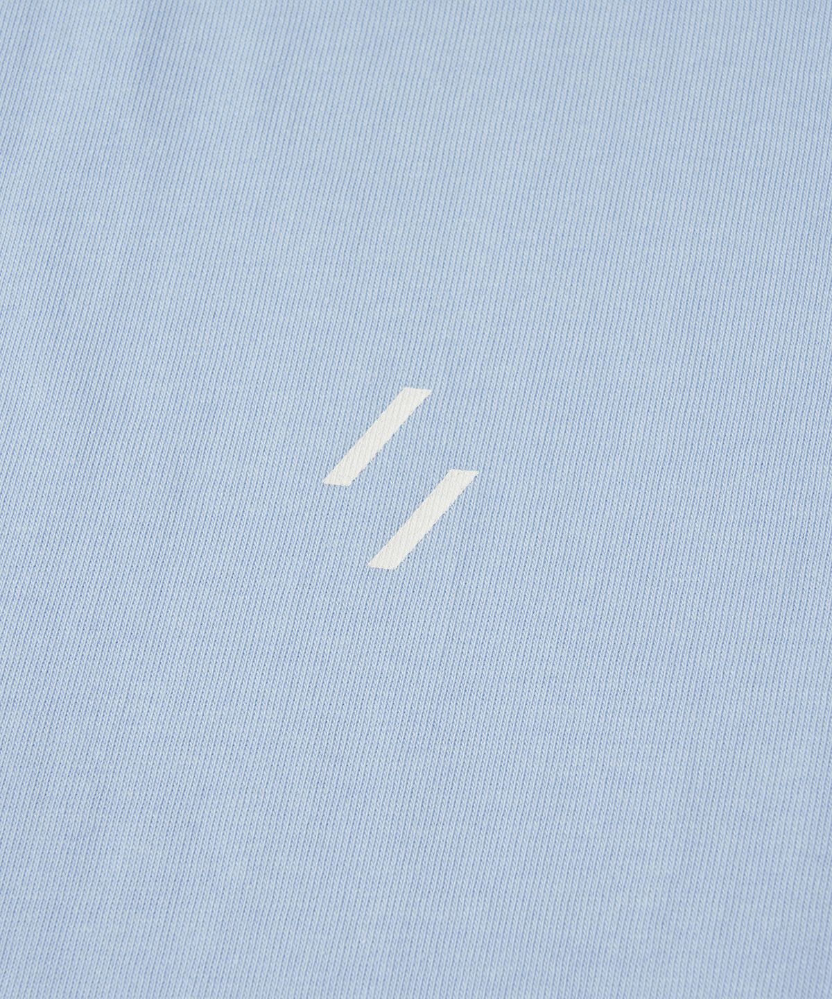 웰터 익스페리먼트(WELTER EXPERIMENT) NATURE BALANCE T-SHIRT_SKY BLUE