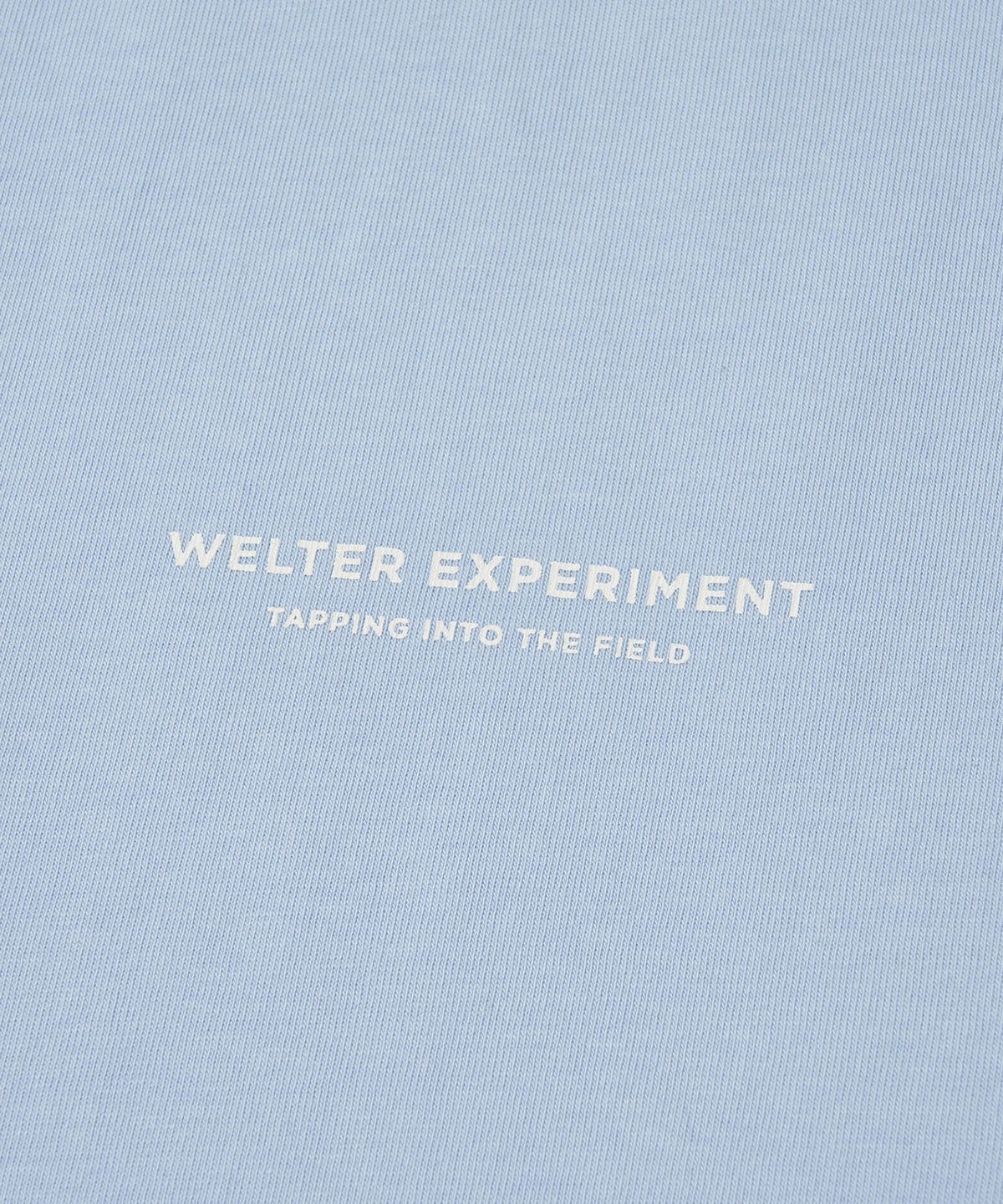 웰터 익스페리먼트(WELTER EXPERIMENT) NATURE BALANCE T-SHIRT_SKY BLUE