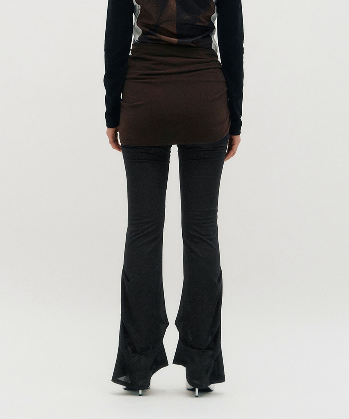 킴지수(KIMZISU) Sheer Layering Pants _ BLACK