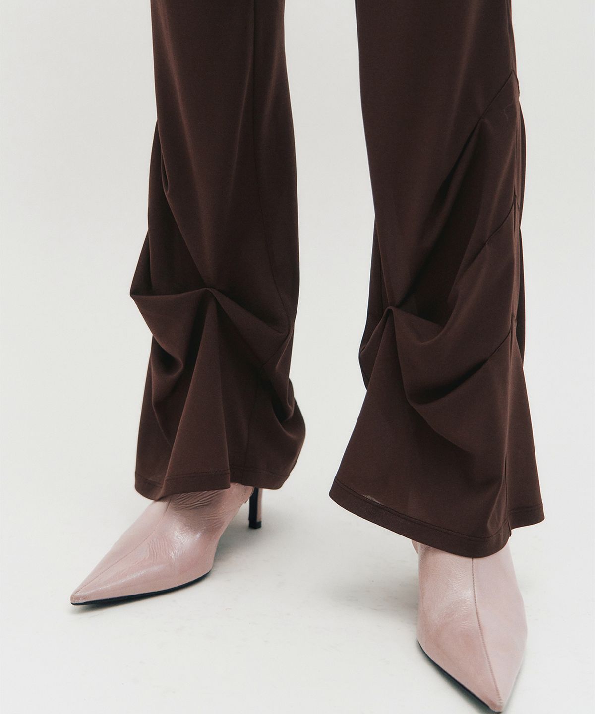 킴지수(KIMZISU) Sheer Layering Pants _ BROWN
