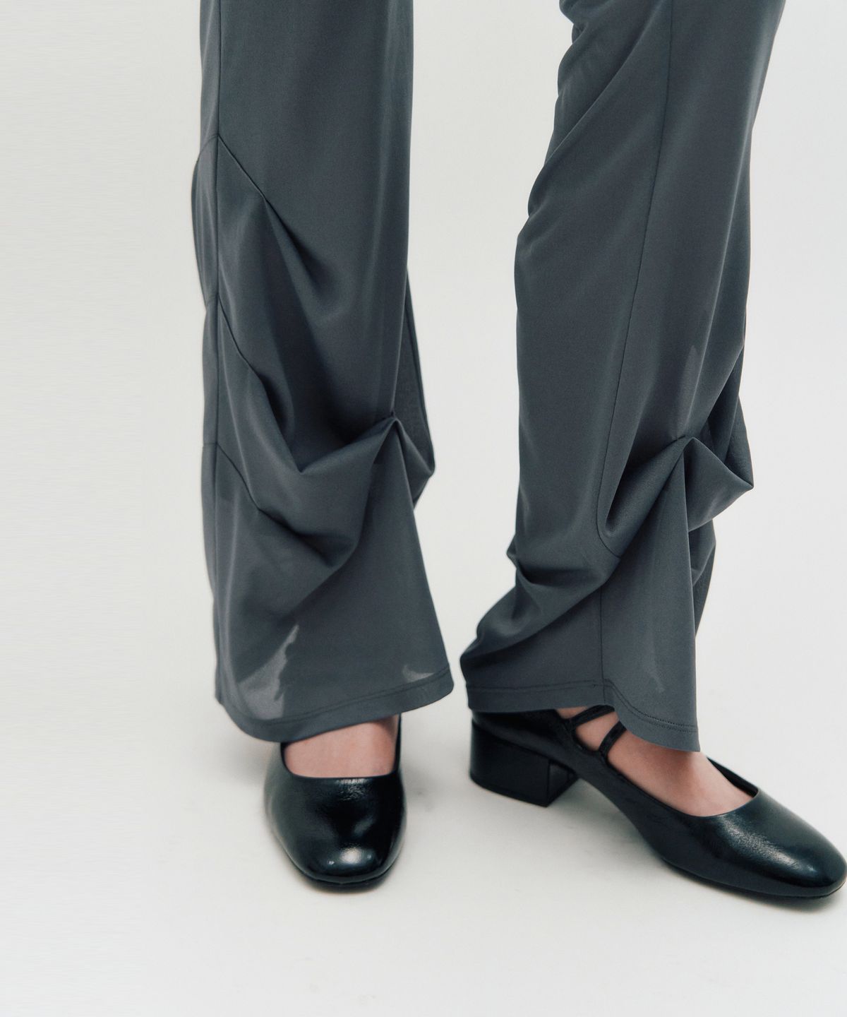 킴지수(KIMZISU) Sheer Layering Pants _ GREY