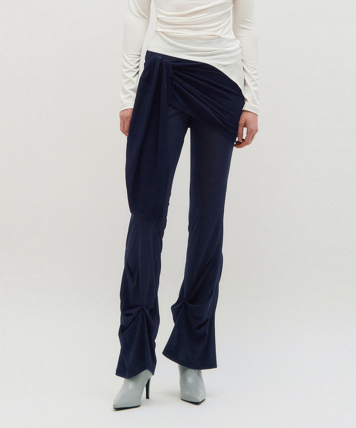 킴지수(KIMZISU) Sheer Layering Pants _ NAVY