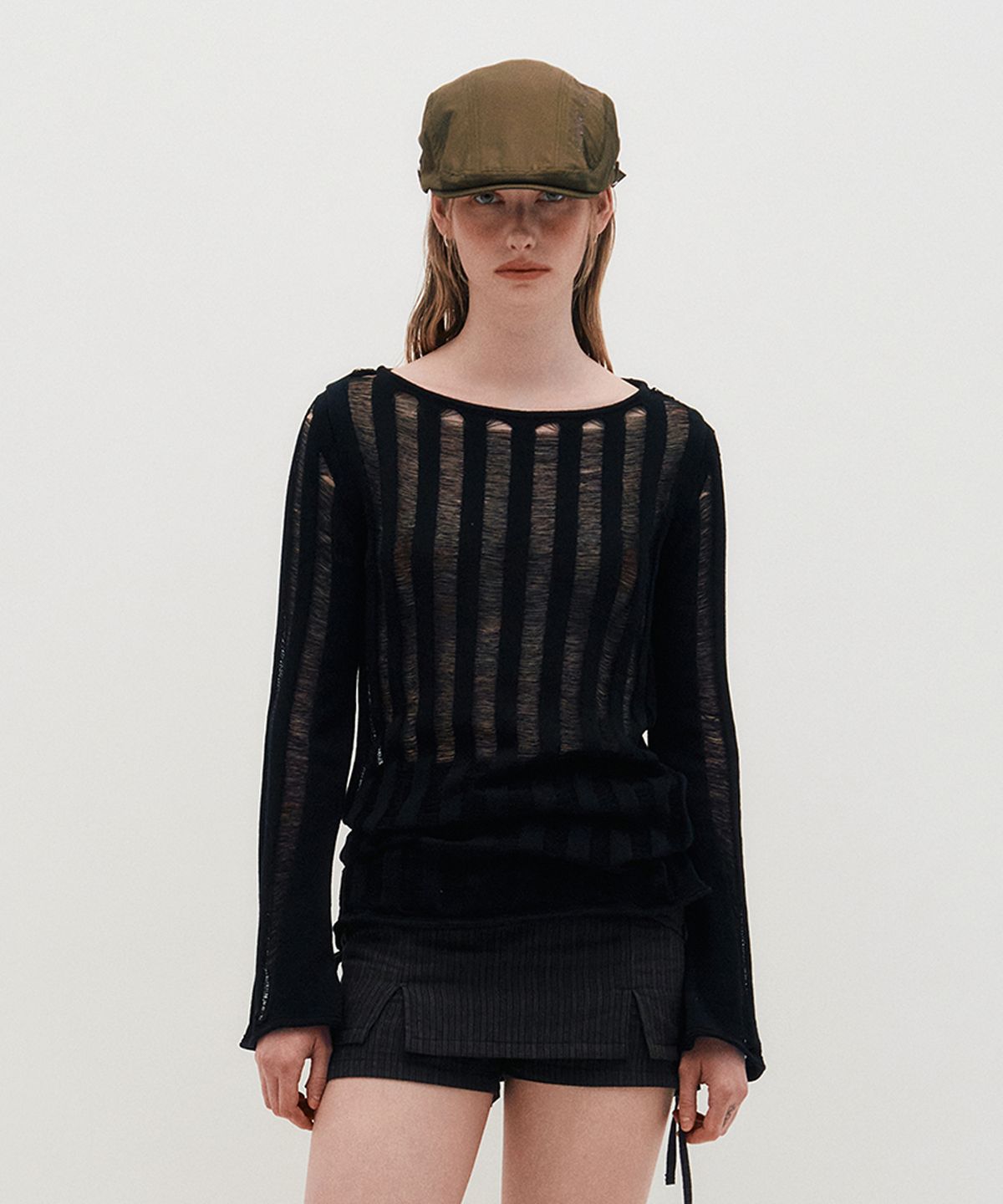 킴지수(KIMZISU) Loose Gauge Knit _ BLACK